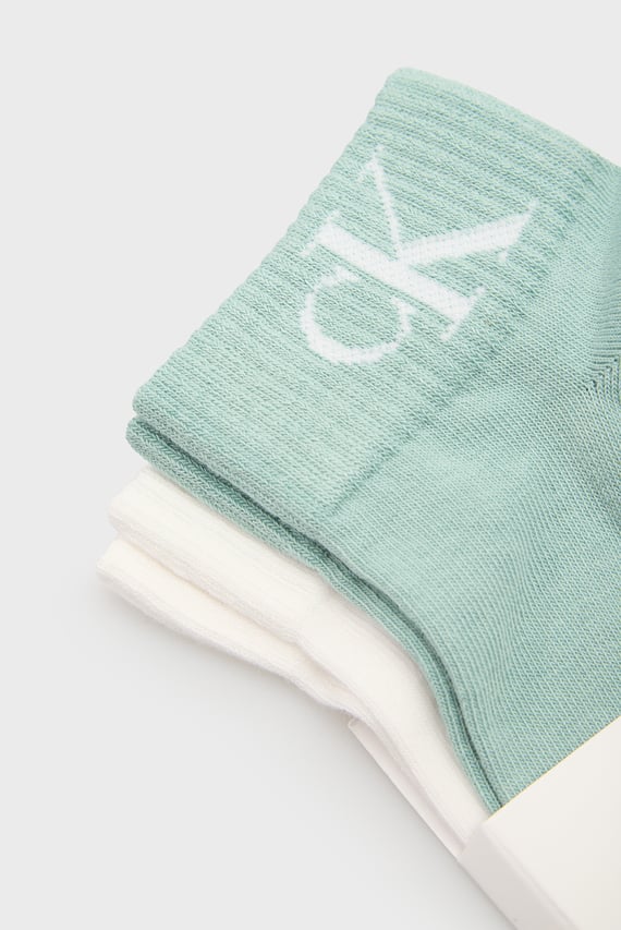 Носки CKJ WOMEN QUARTER 2P MONOGRAM Носки CKJ WOMEN QUARTER 2P MONOGRAM