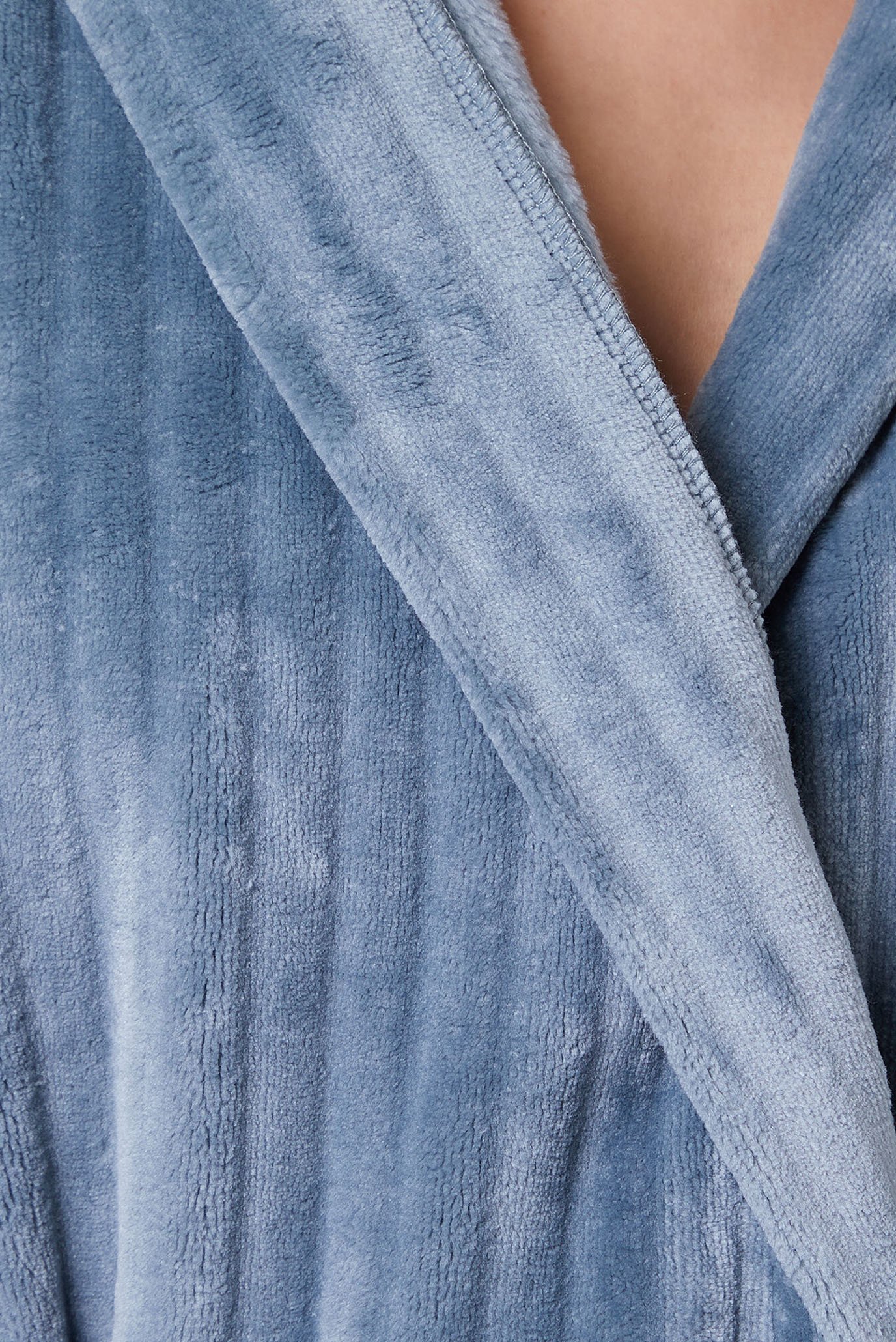 Женский голубой халат NEVRA 4