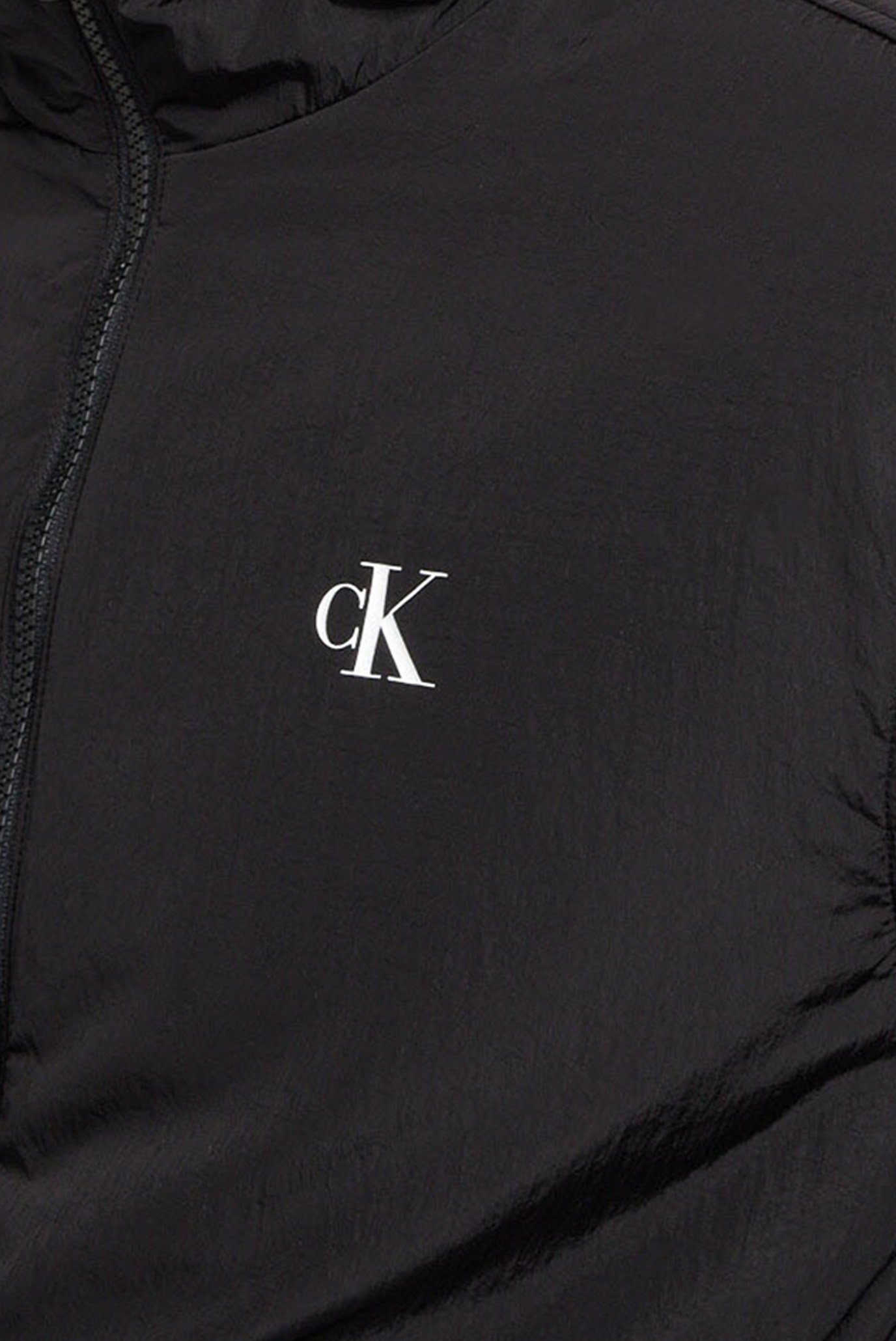 Мужская черная куртка PADDED HOODED HARRINGTON 2