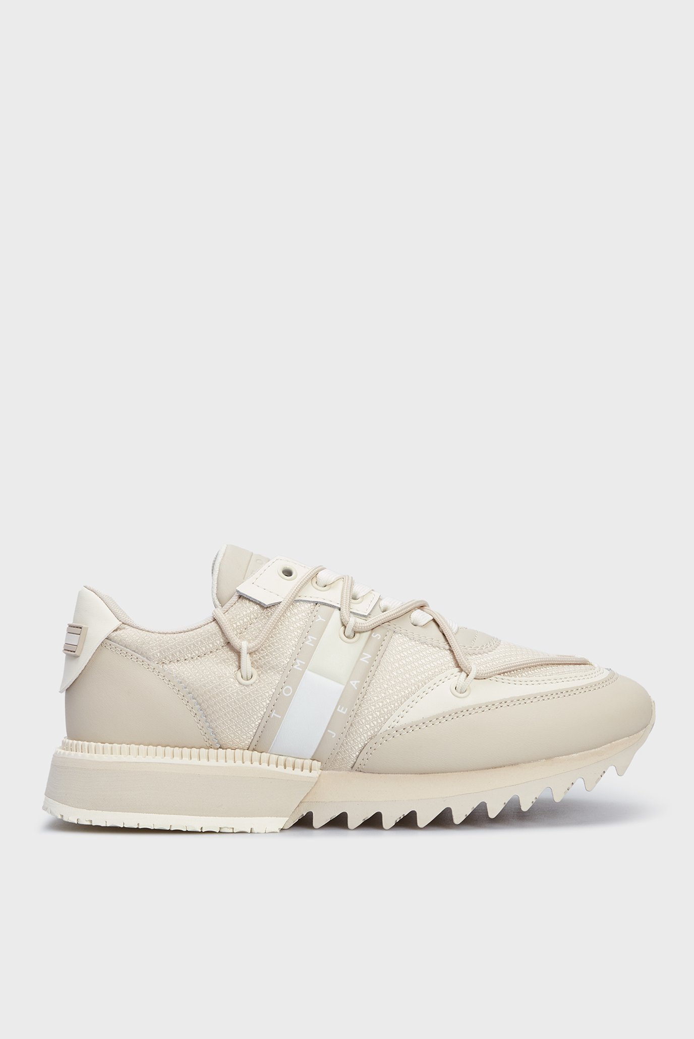 Женские бежевые кроссовки TOMMY JEANS SNEAKER CLEATED 1