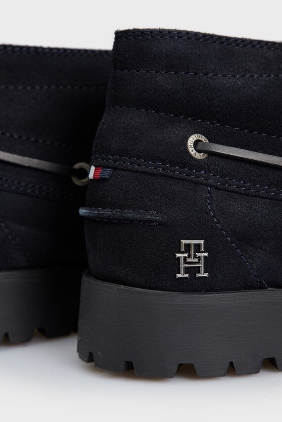 Мужские темно-синие замшевые дезерты TH BOAT BOOT CLASSIC SUEDE