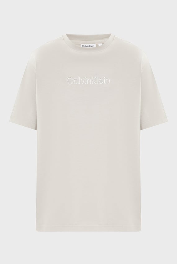 Мужская серая футболка SHADOW EMBOSSED LOGO T-SHIRT