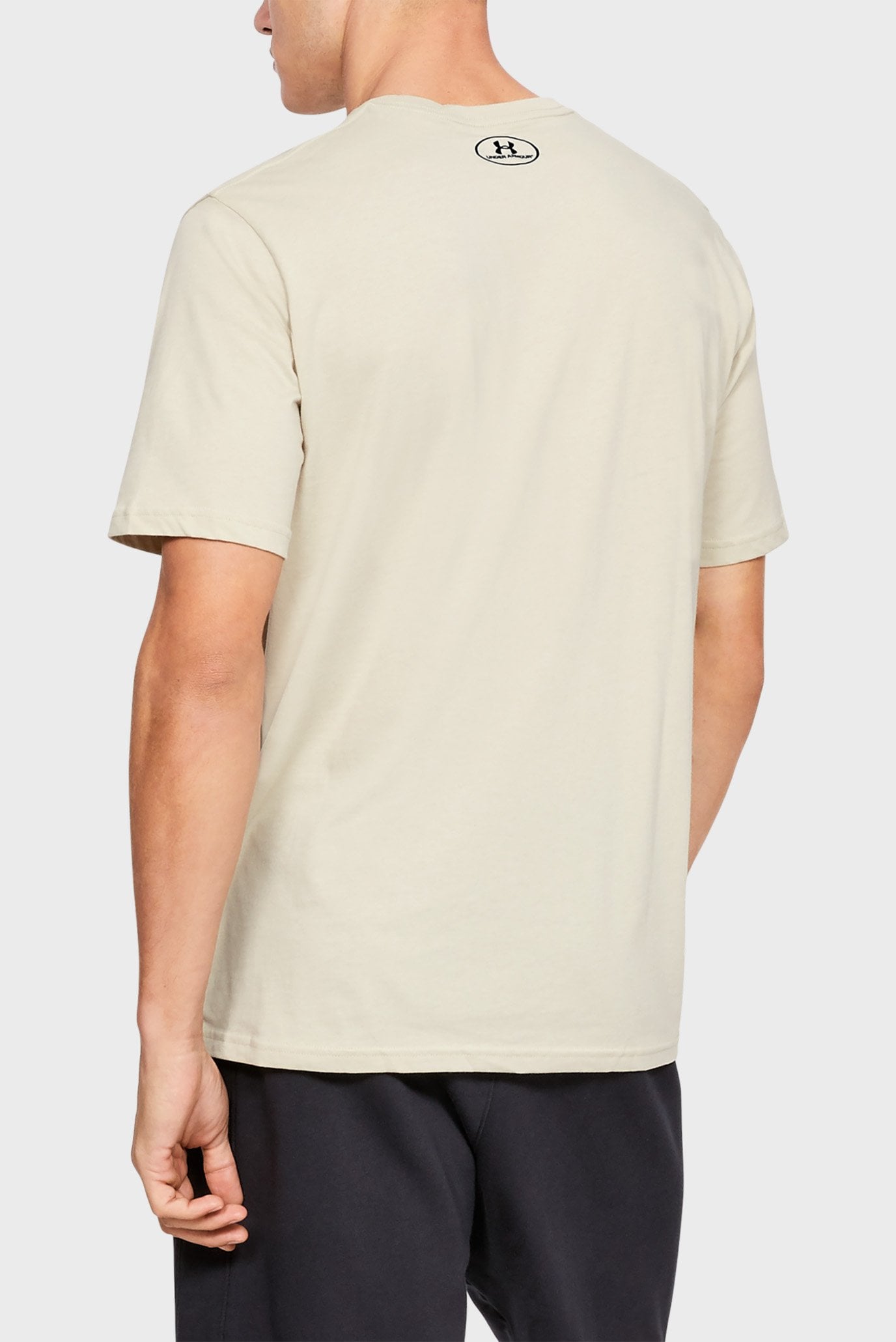 Мужская бежевая футболка UA M SPORTSTYLE LC SS 3