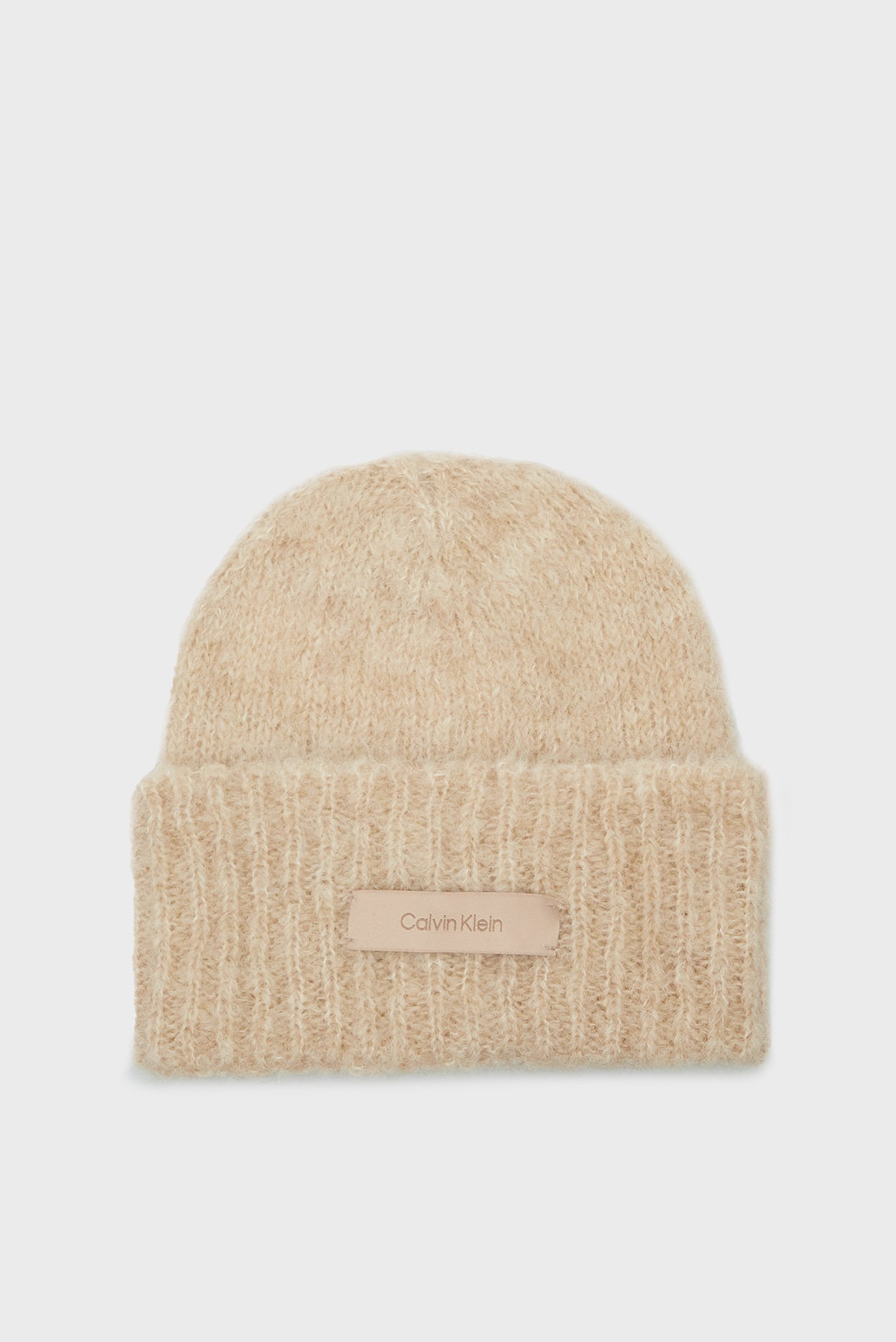 Шапка SATIN LABEL WOOL-BLEND BEANIE 3