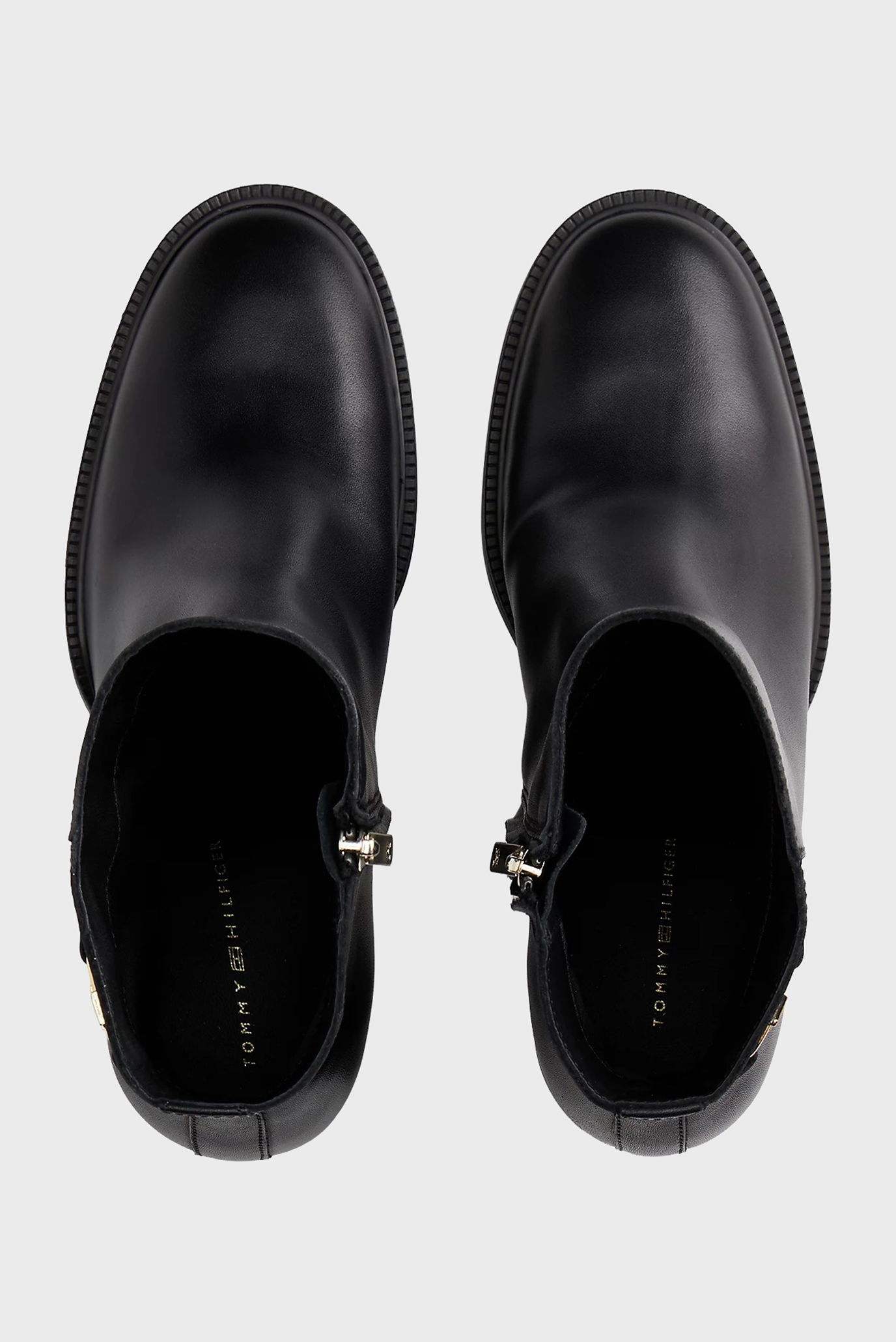 Ботильоны STACKED HEEL LEATHER ANKLE BOOT 3