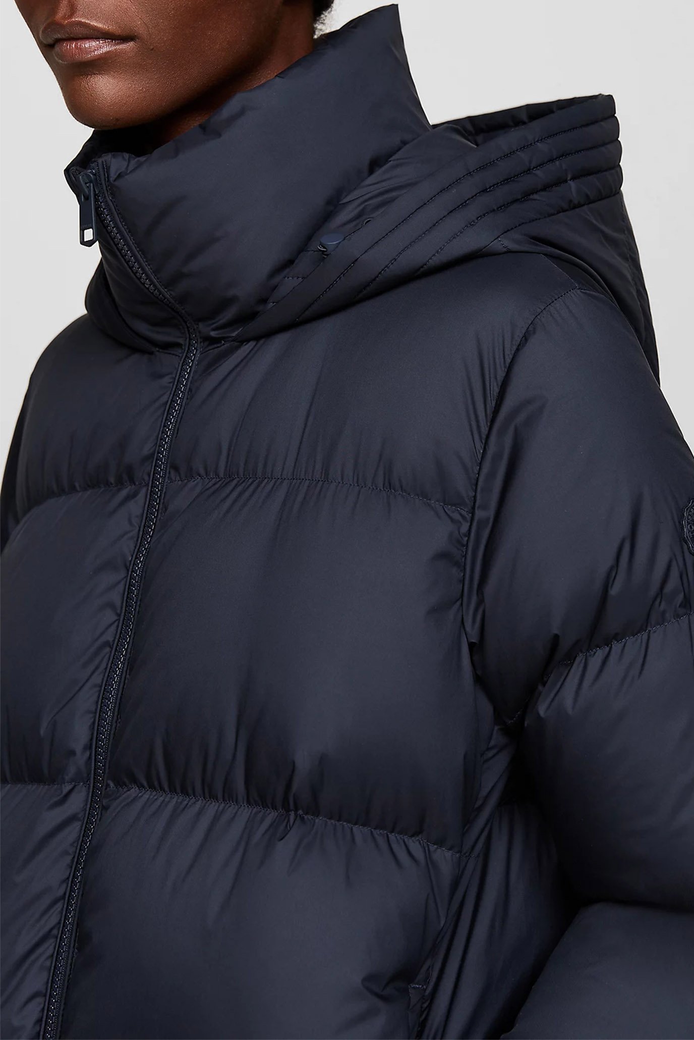 Женский темно-синий пуховик HW DOWN CASUAL MAXI 3
