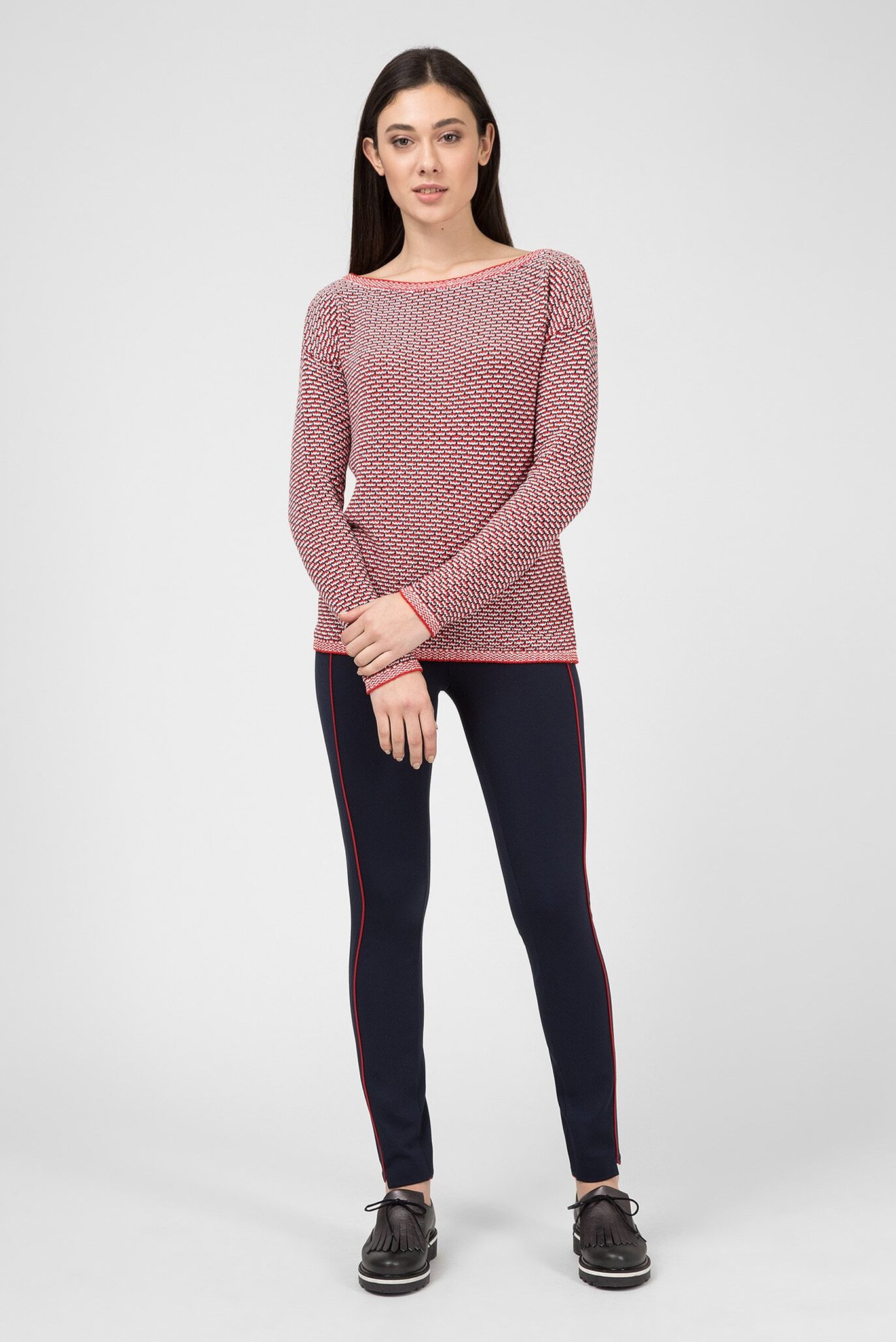 Женский джемпер с узором 5