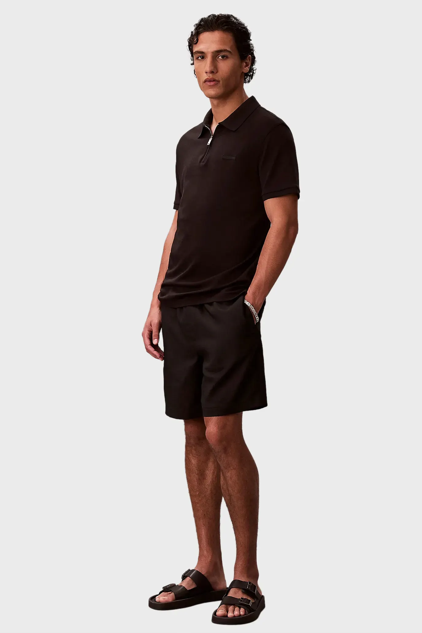 Поло SS SLIM SUPIMA ZIP POLO 2