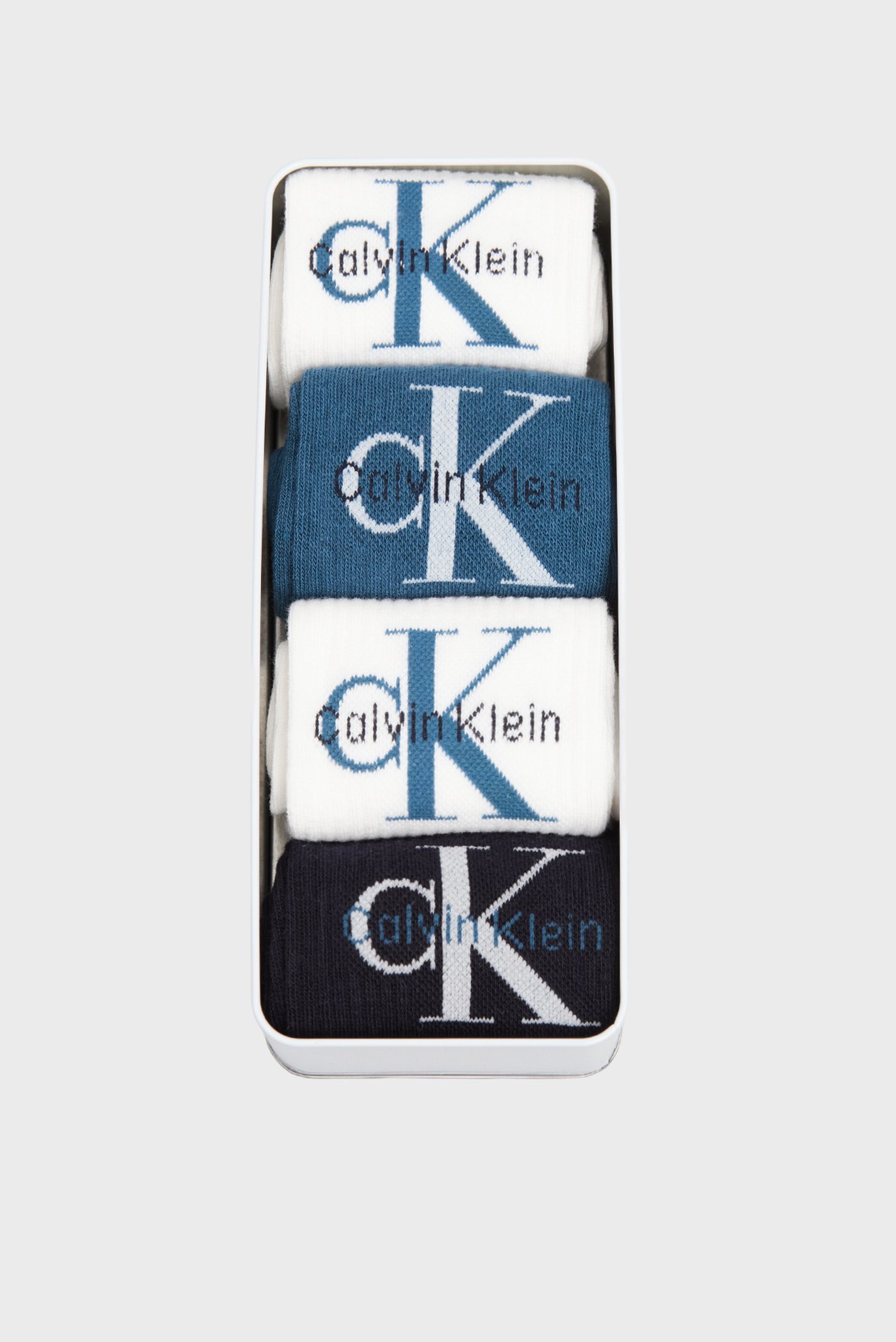 Набор носков CKJ MEN SOCK 4P GIFTBOX MONOLOCalvin Klein Jeans Набор носков CKJ MEN SOCK 4P GIFTBOX MONOLO 1