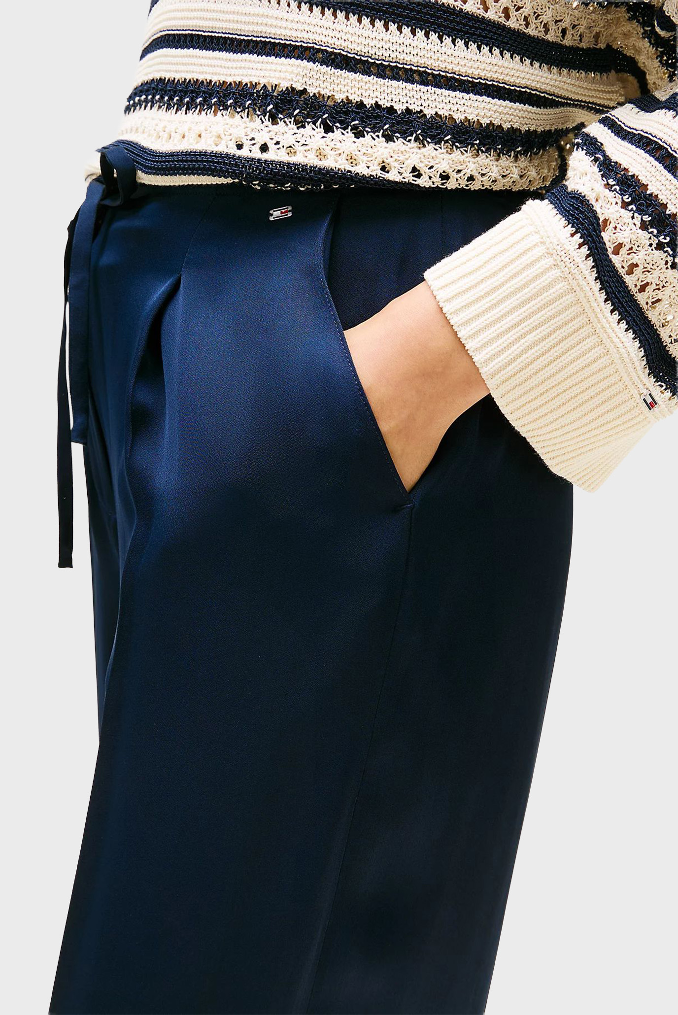 Штаны/SATEEN TIE RLXD STRAIGHT PANTS 4