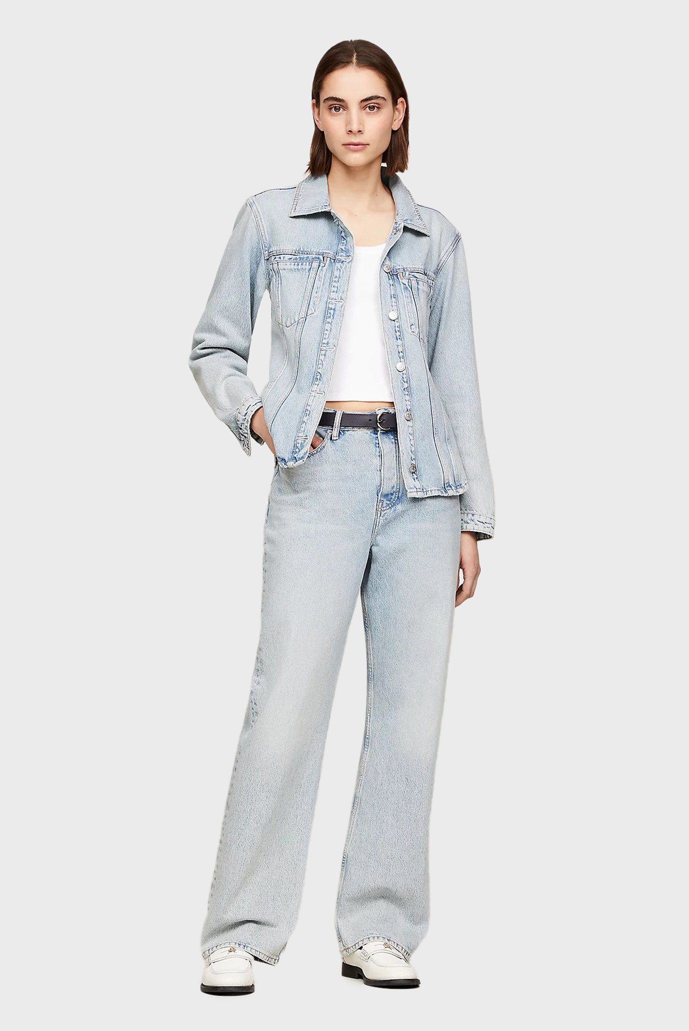 Женские голубые джинсы LOOSE STRAIGHT RW ELI 2