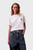 Женская белая футболка BOXY CK CREST CROP POCKET
