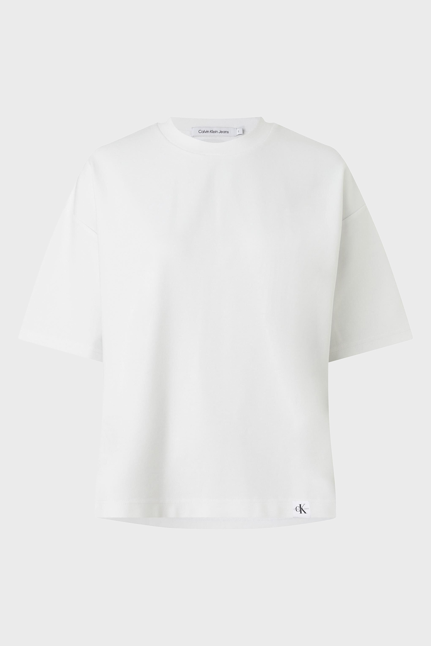 Женская белая футболка BADGE MILANO LOOSE TEE 1