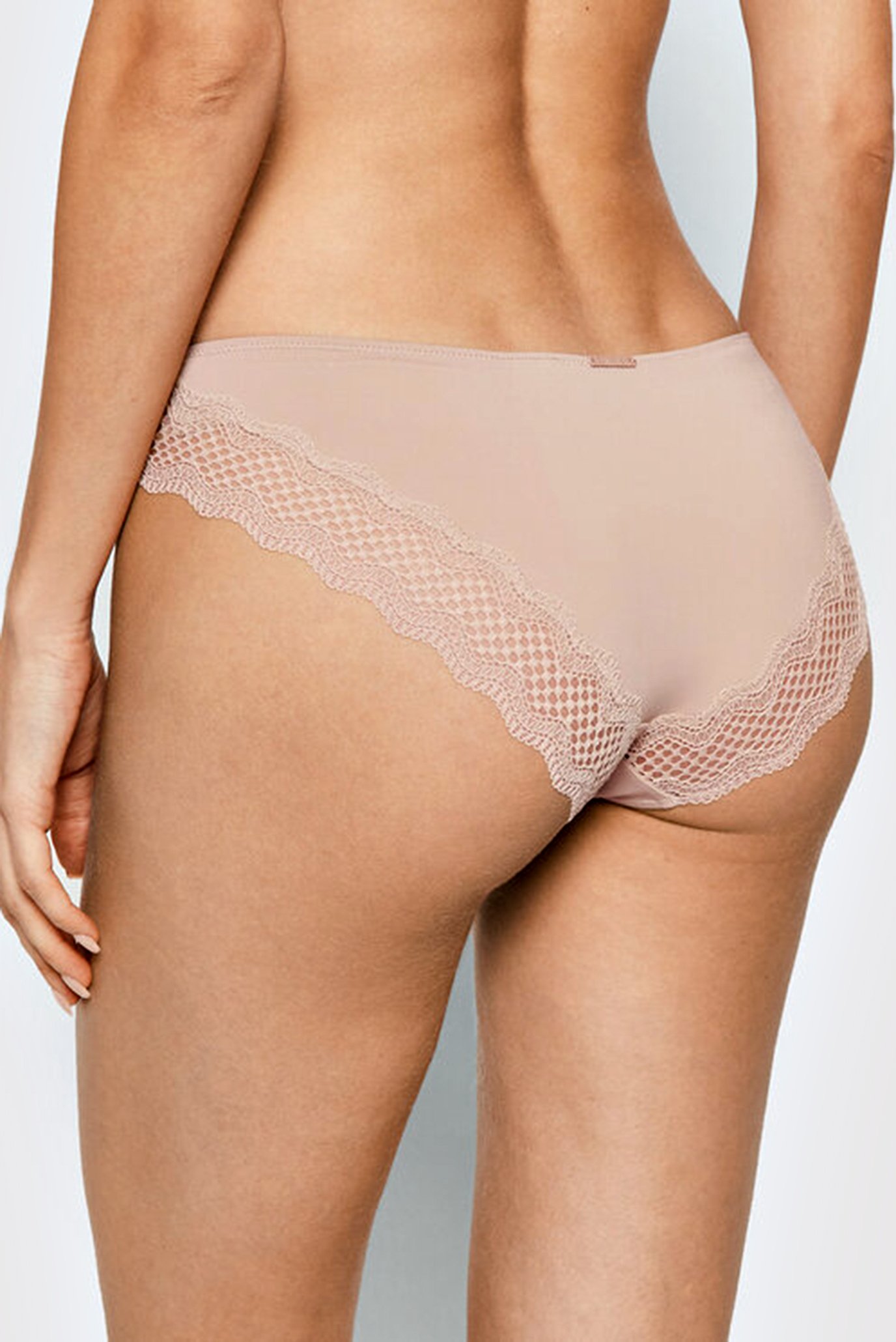 Женские бежевые трусики BIKINI 10