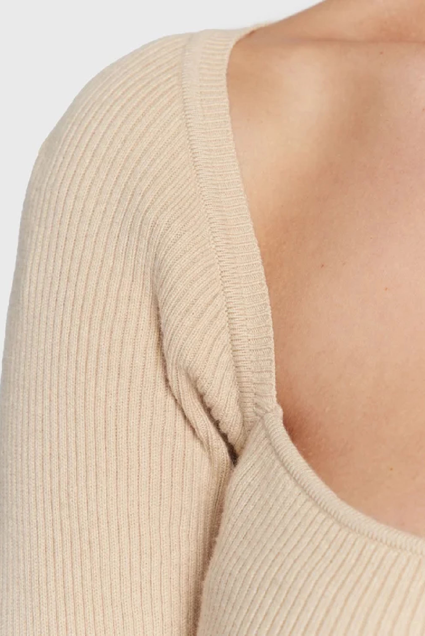 Свитер RIB SQUARE-NECK SWEATER LS 4