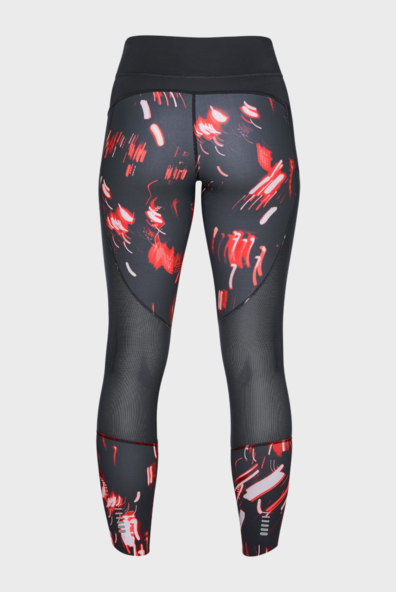 Женские черные тайтсы UA SpeedPocket Printed Run CropUnder Armour Женские черные тайтсы UA SpeedPocket Printed Run Crop 5
