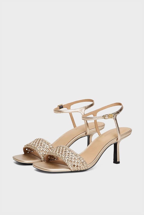 Босоножки METALLIC LTHR KITTEN SANDAL