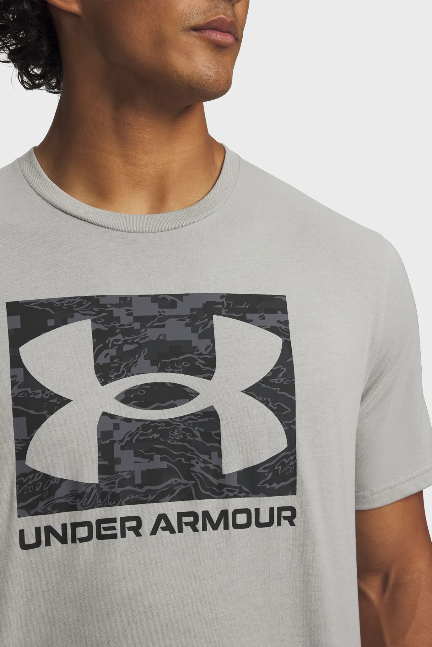 Футболка UA ABC CAMO BOXED LOGO SS 2