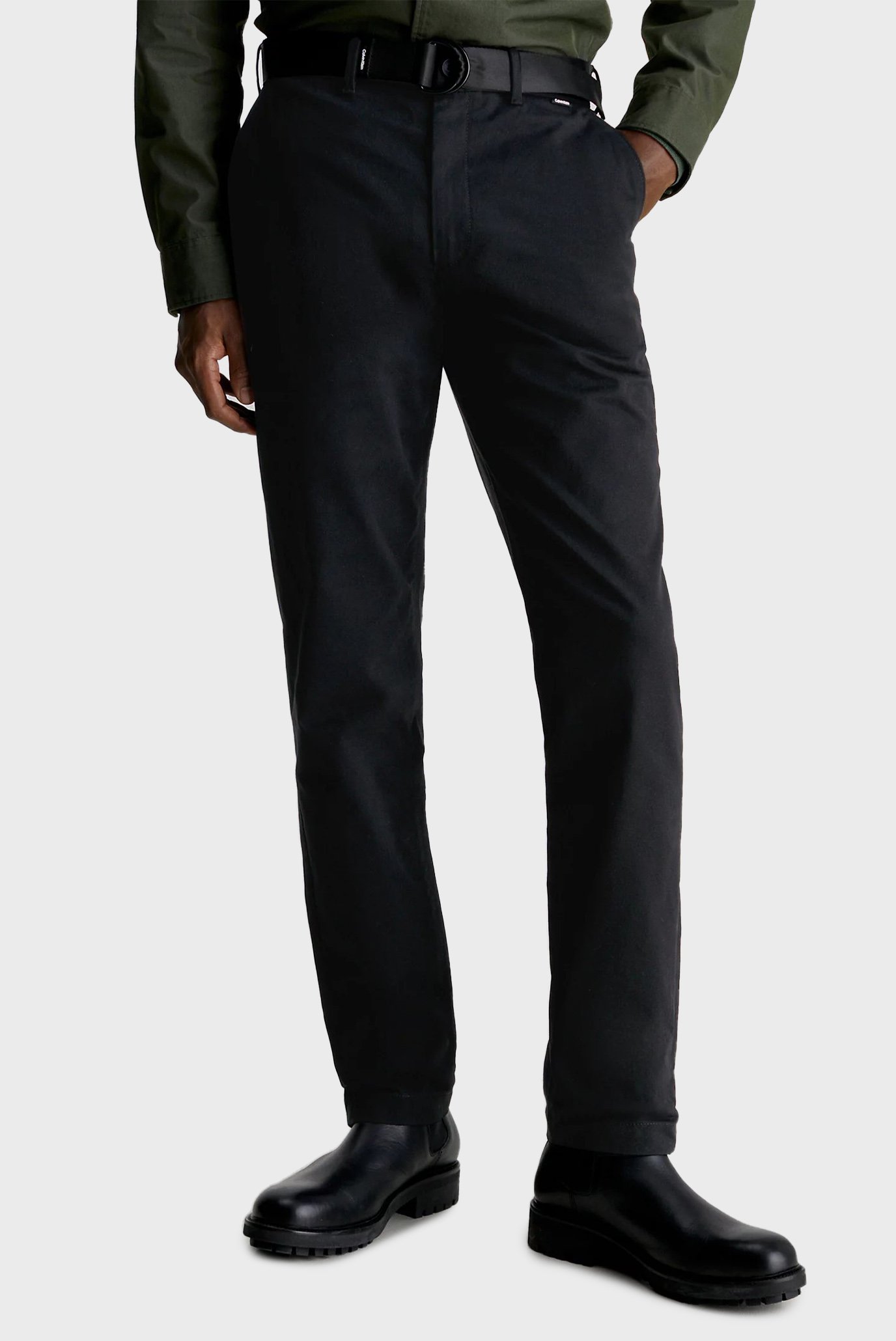 Мужские черные чиносы MODERN TWILL SLIM CHINO 6