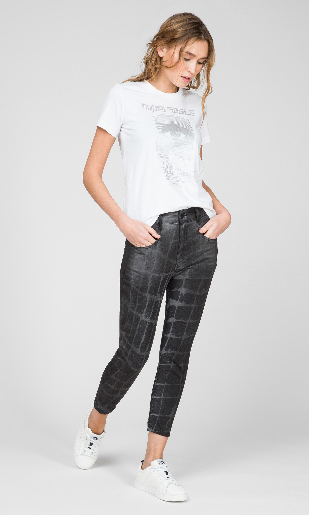 Женские темно-серые джинсы D-FAYZA-SP-NE 2