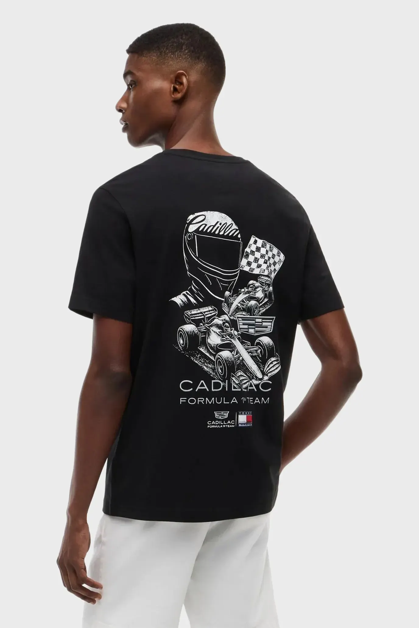 Футболка/TH X CF1 CAR GRAPHIC BLACK TEE 2