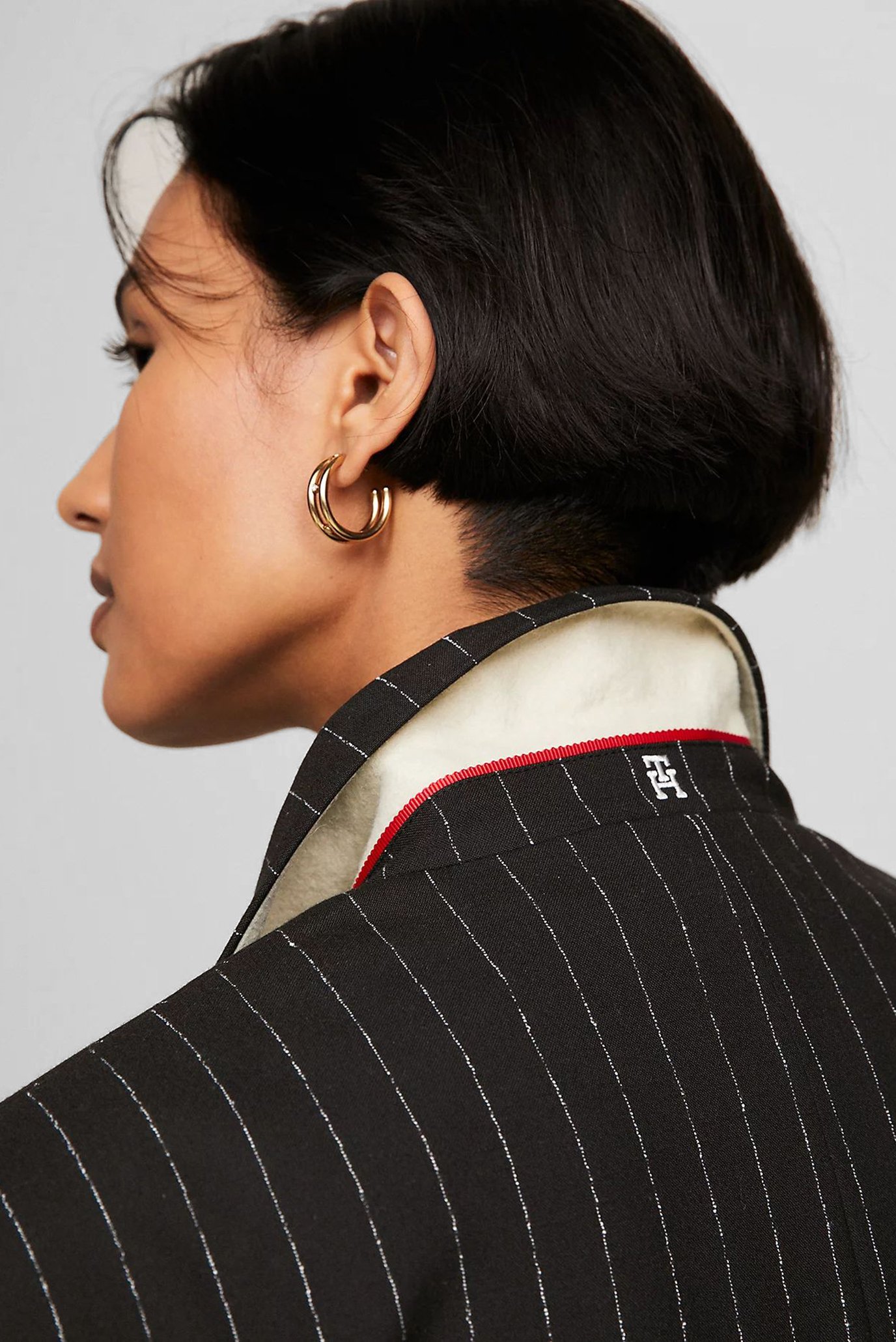 Пиджак OVERSIZED PREP PINSTRIPE BLAZER 4