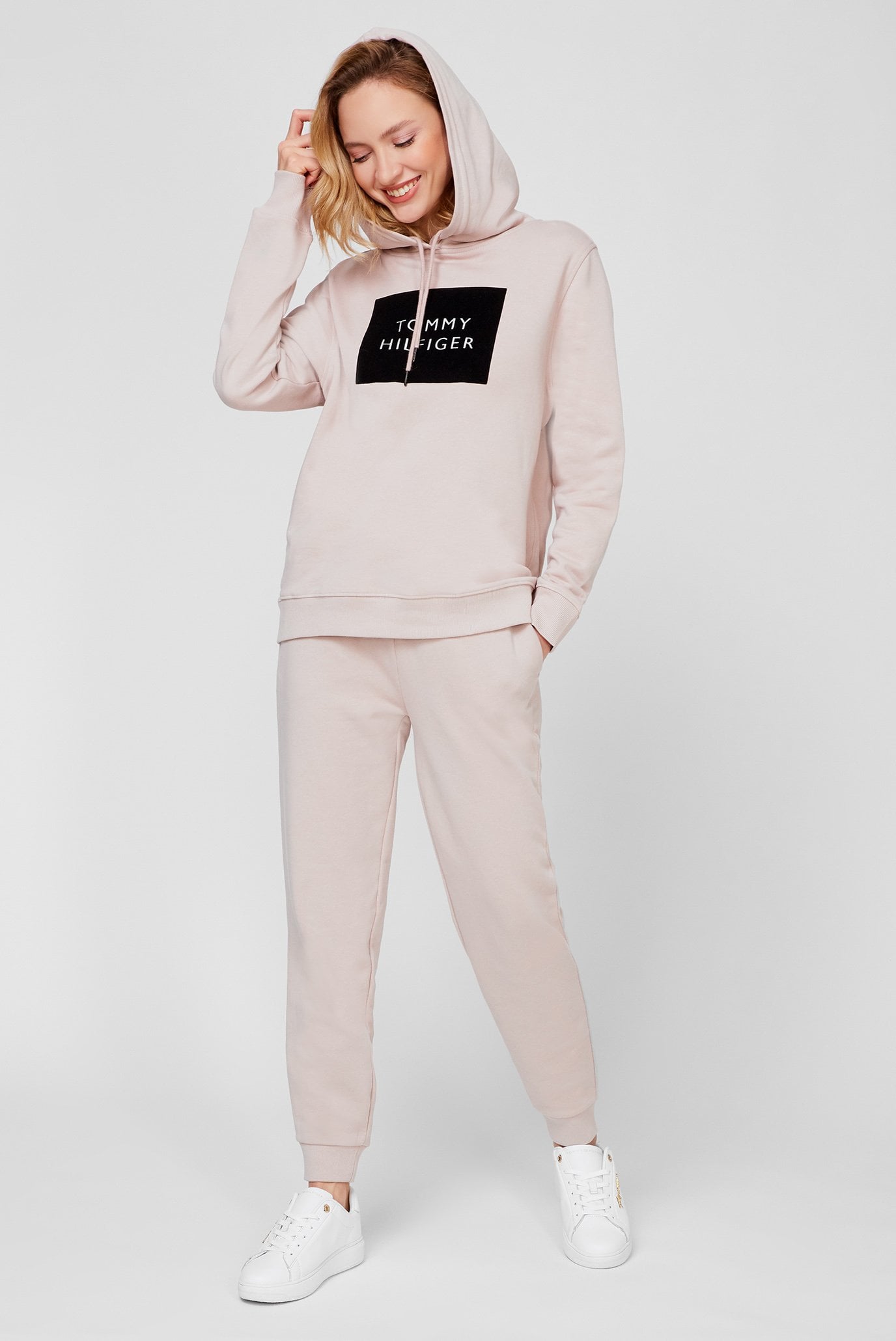 Женские пудровые спортивные брюки RELAXED 2