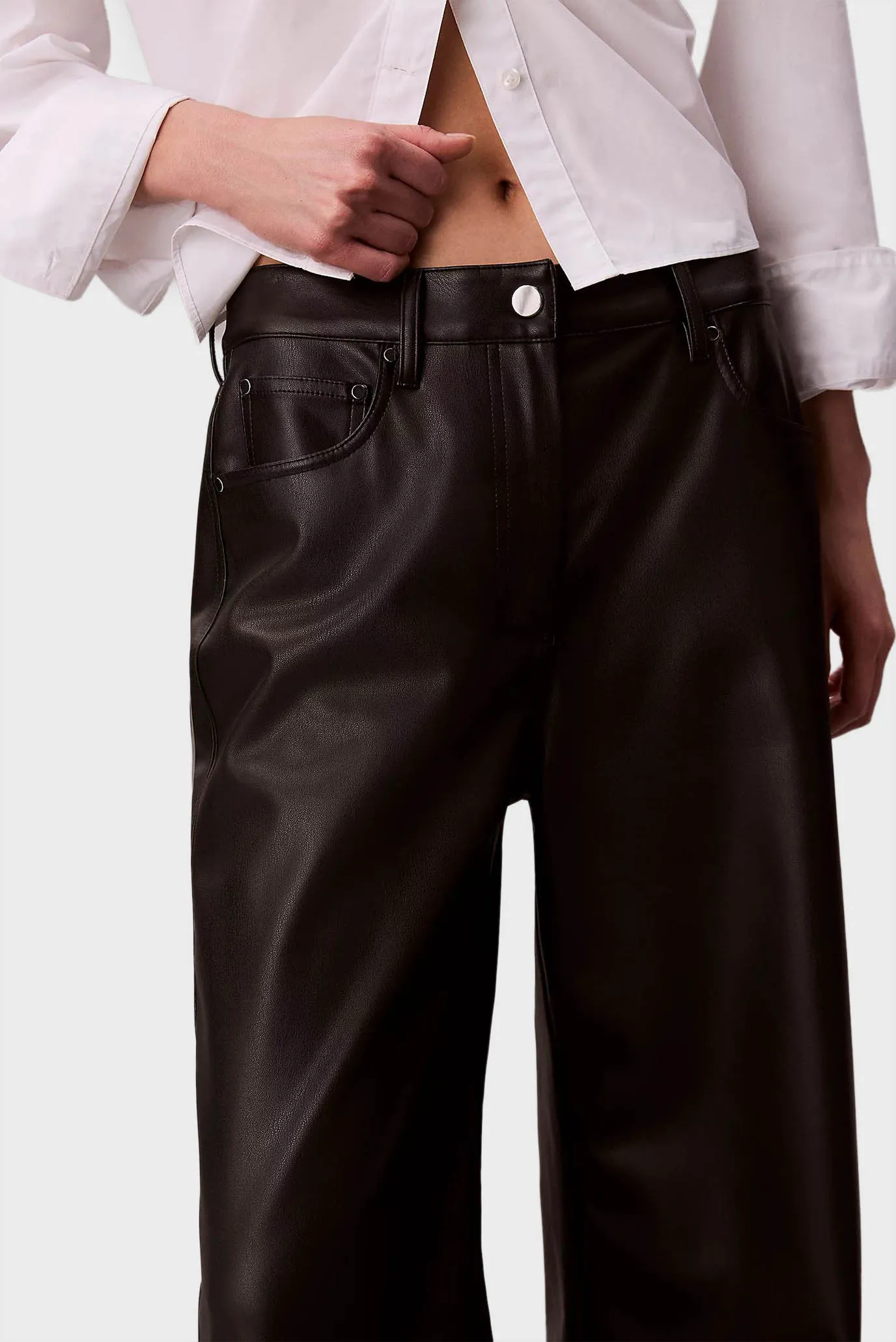 Штаны FAUX LEATHER 5PKT PANT 5