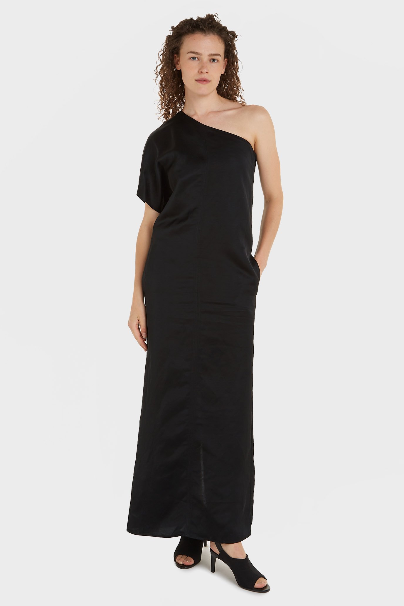 Платье VISCOSE LINEN SHIFT MAXI DRESS 1