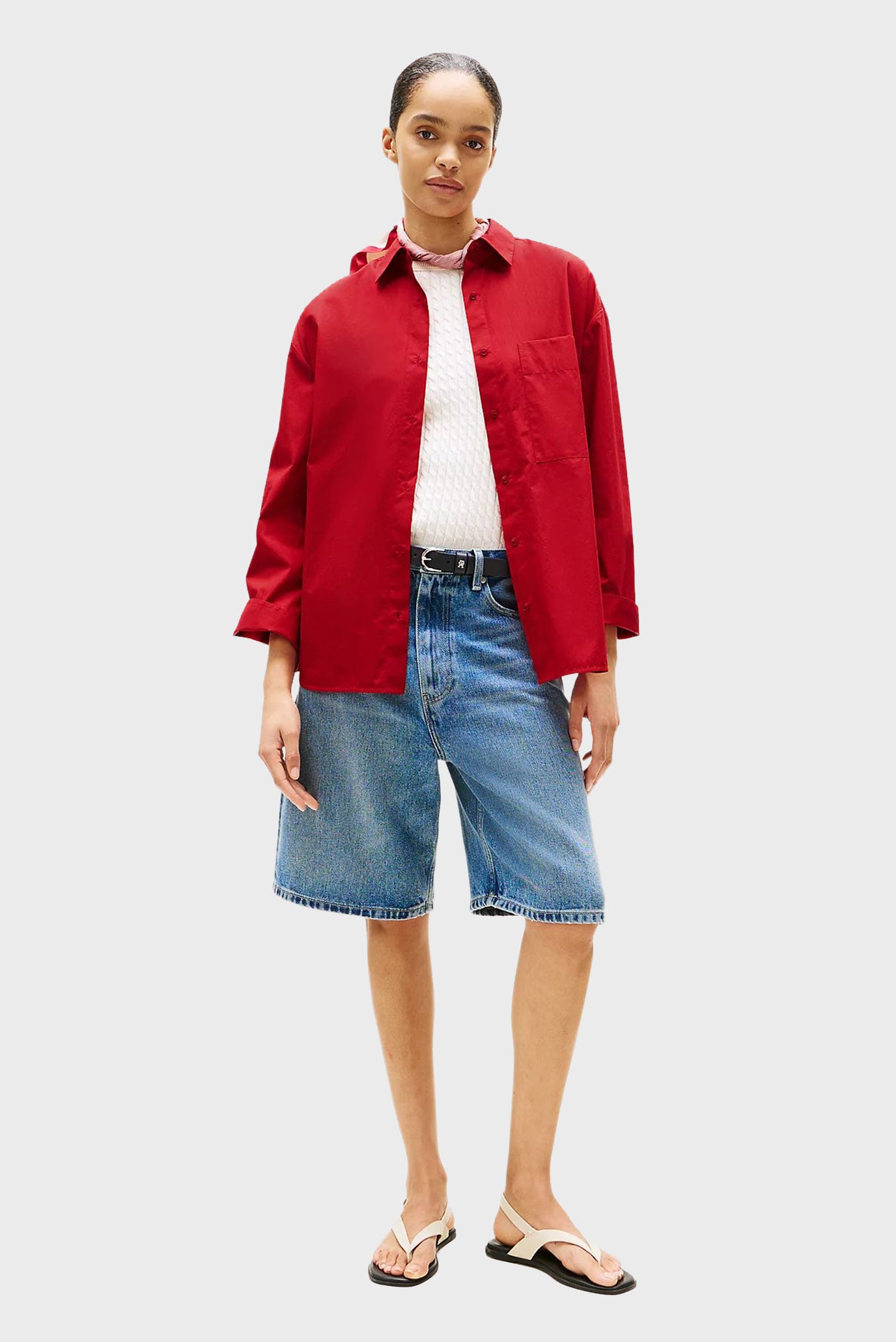 Рубашка/ESS POPLIN NEW EASY SHIRT 2