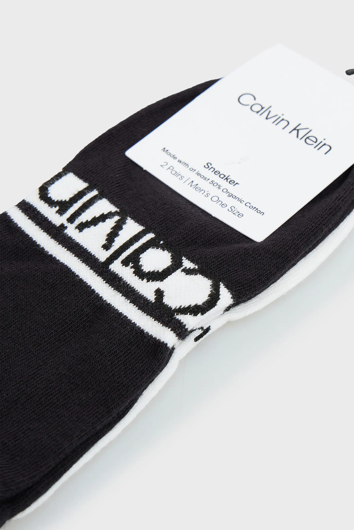 Носки CK MEN SNEAKER 2P LOGO STRIPE 2