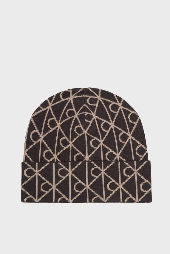 Шапка EMBLEM AOP JCQ FINE RIB BEANIE