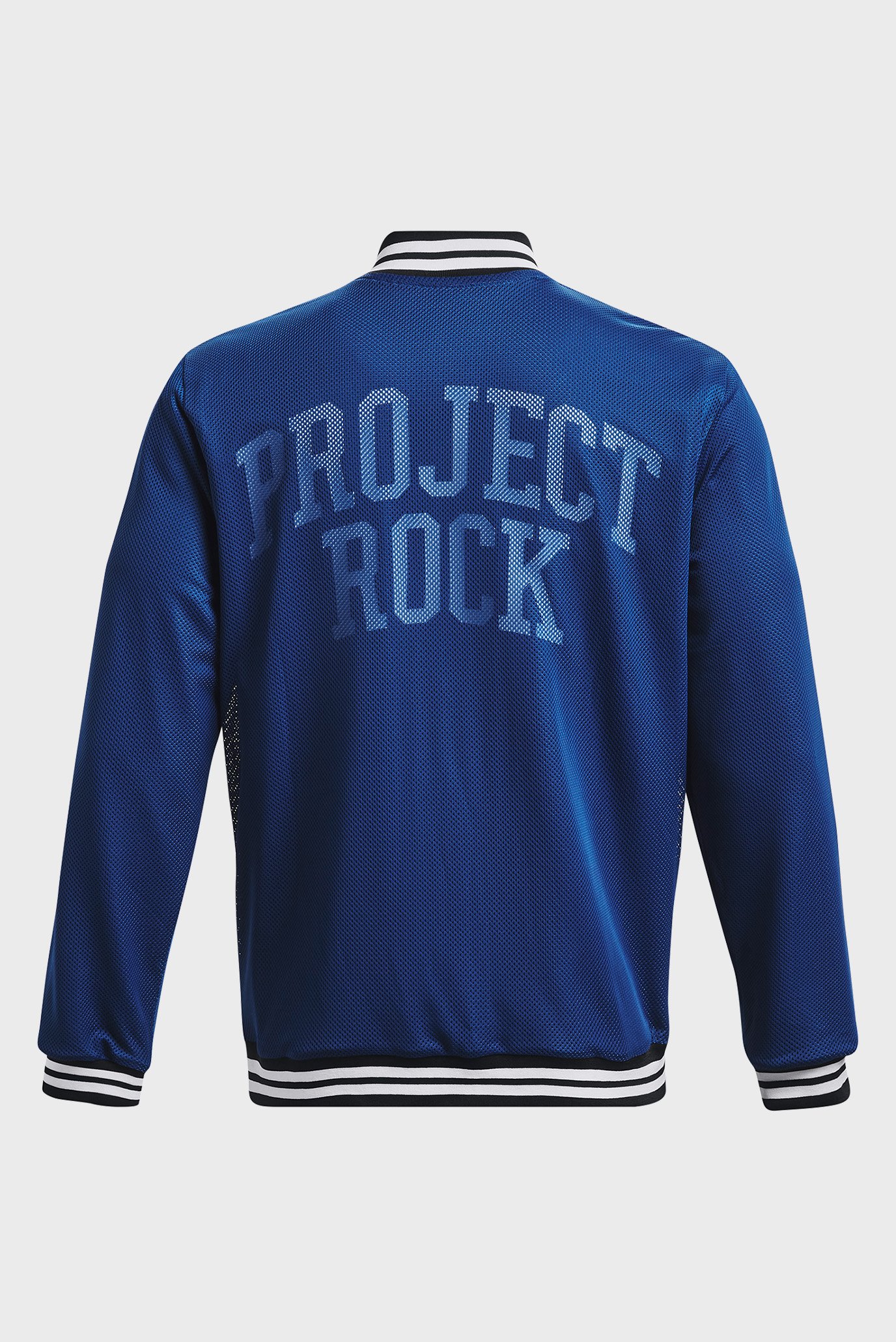 Мужской синий бомбер Pjt Rock Mesh Varsity Jacket Under Armour 1377437 ...