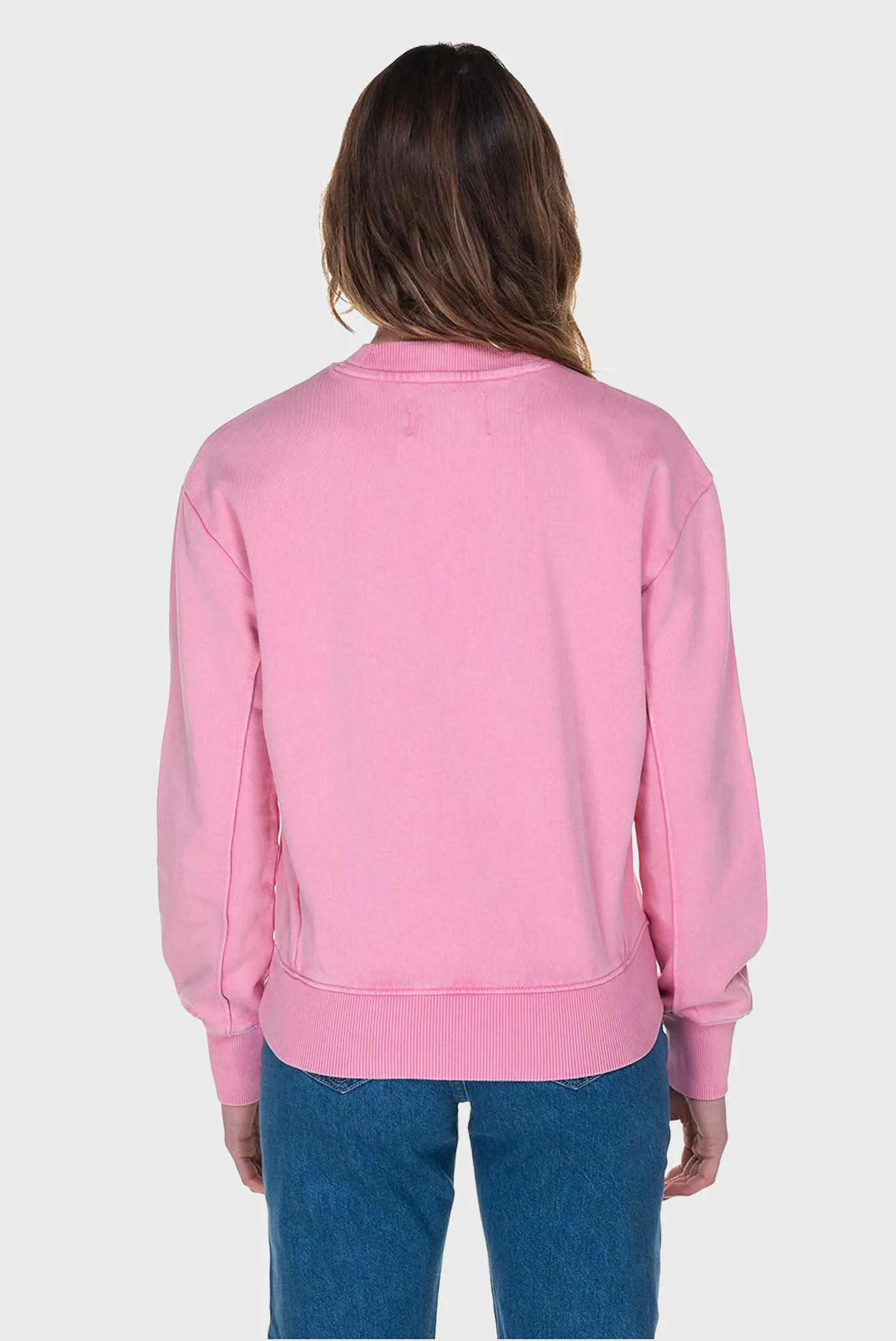 Женский розовый свитшот 5