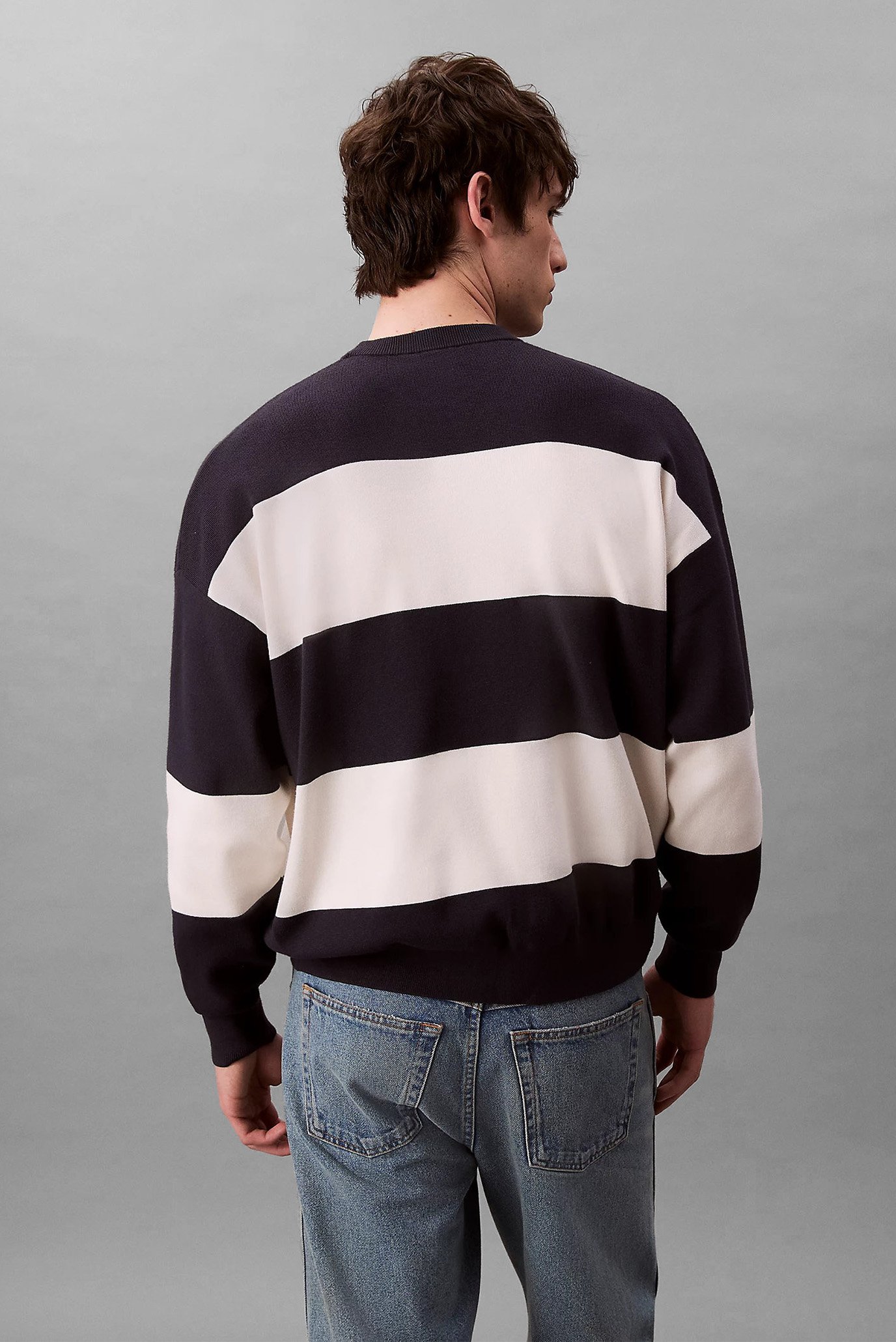 Свитер LS STRPD SNWY RLXD C 3