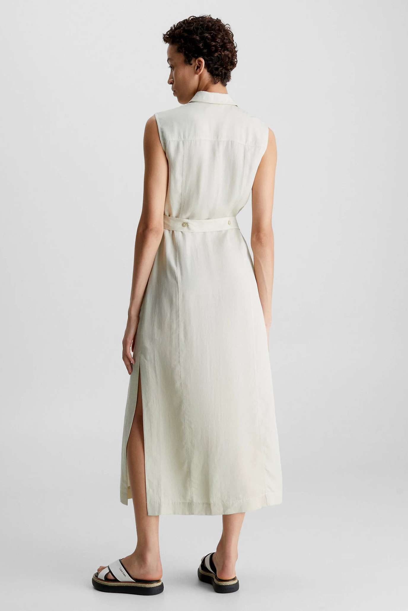 Платье TENCEL SLEEVELESS SHIRT DRESS 2