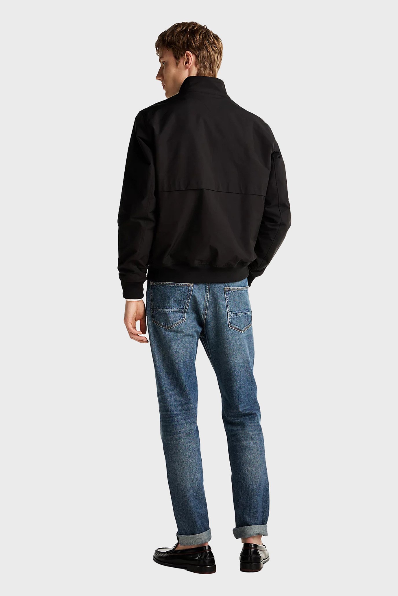 Мужская черная куртка HARRINGTON JACKET 4