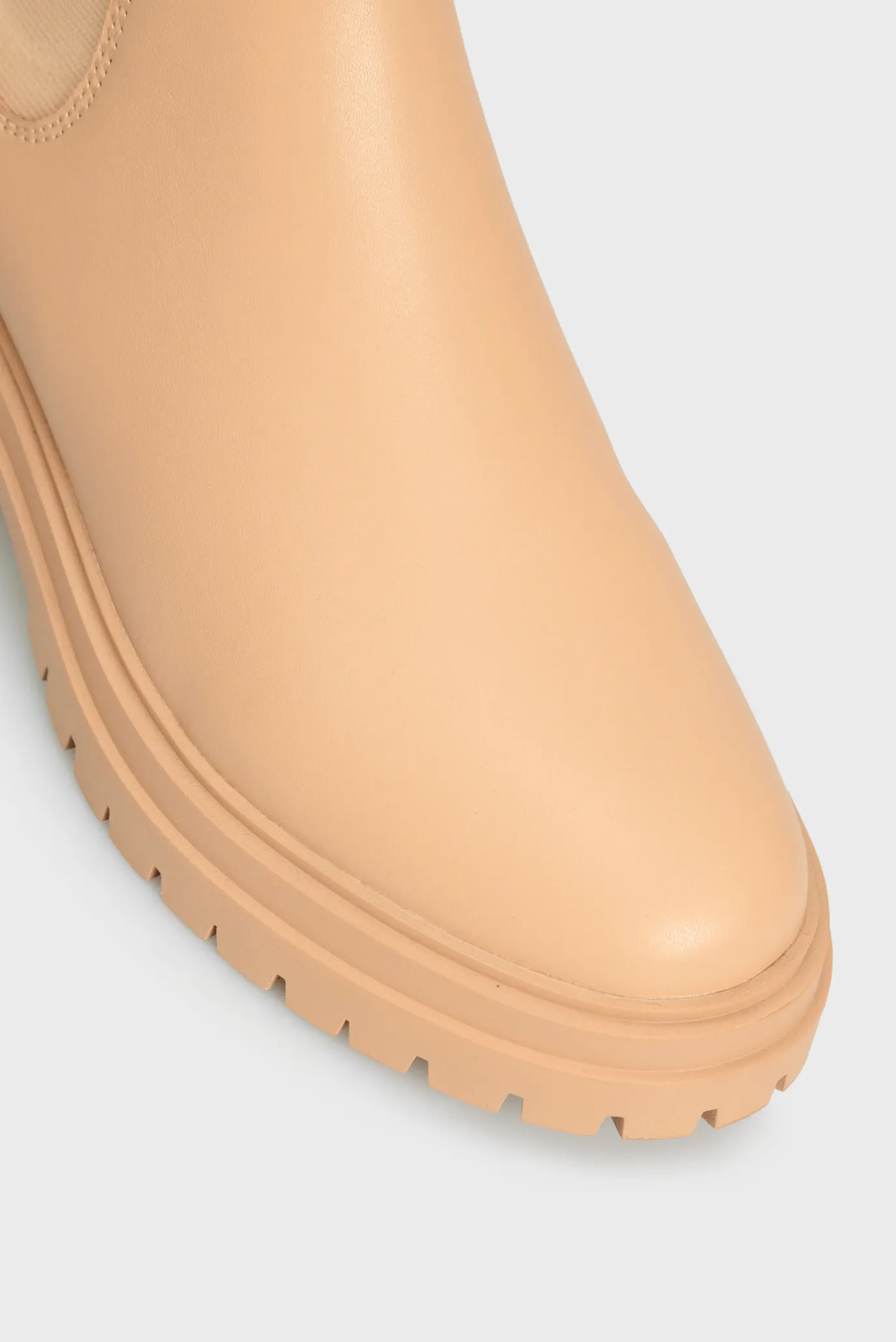 Женские бежевые кожаные челси Kenshi 10