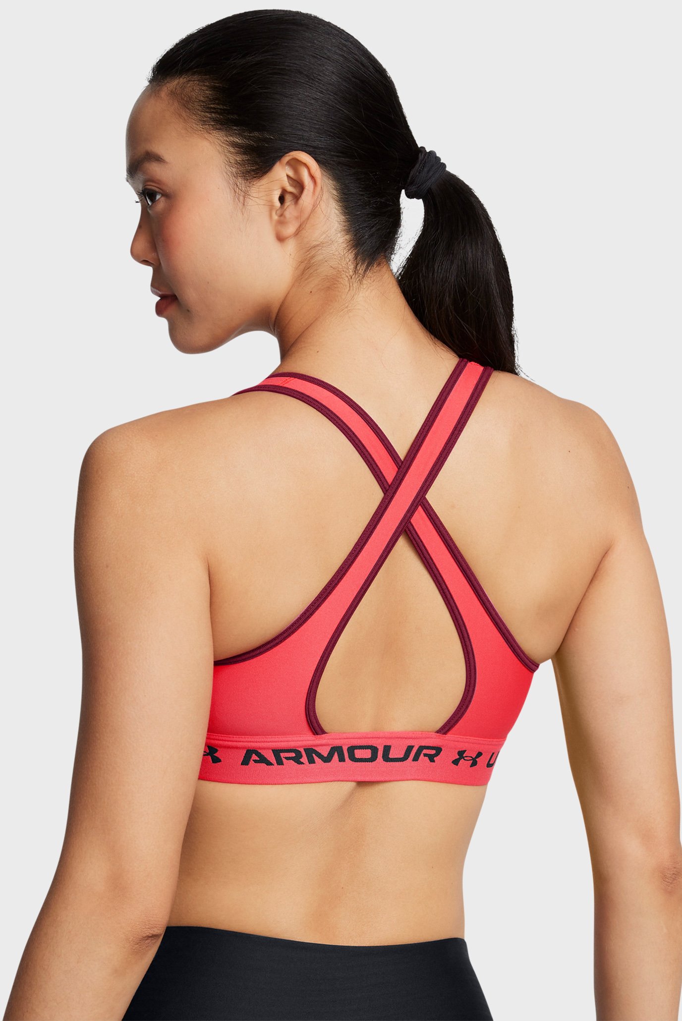 Женский красный топ Crossback Mid Bra 3