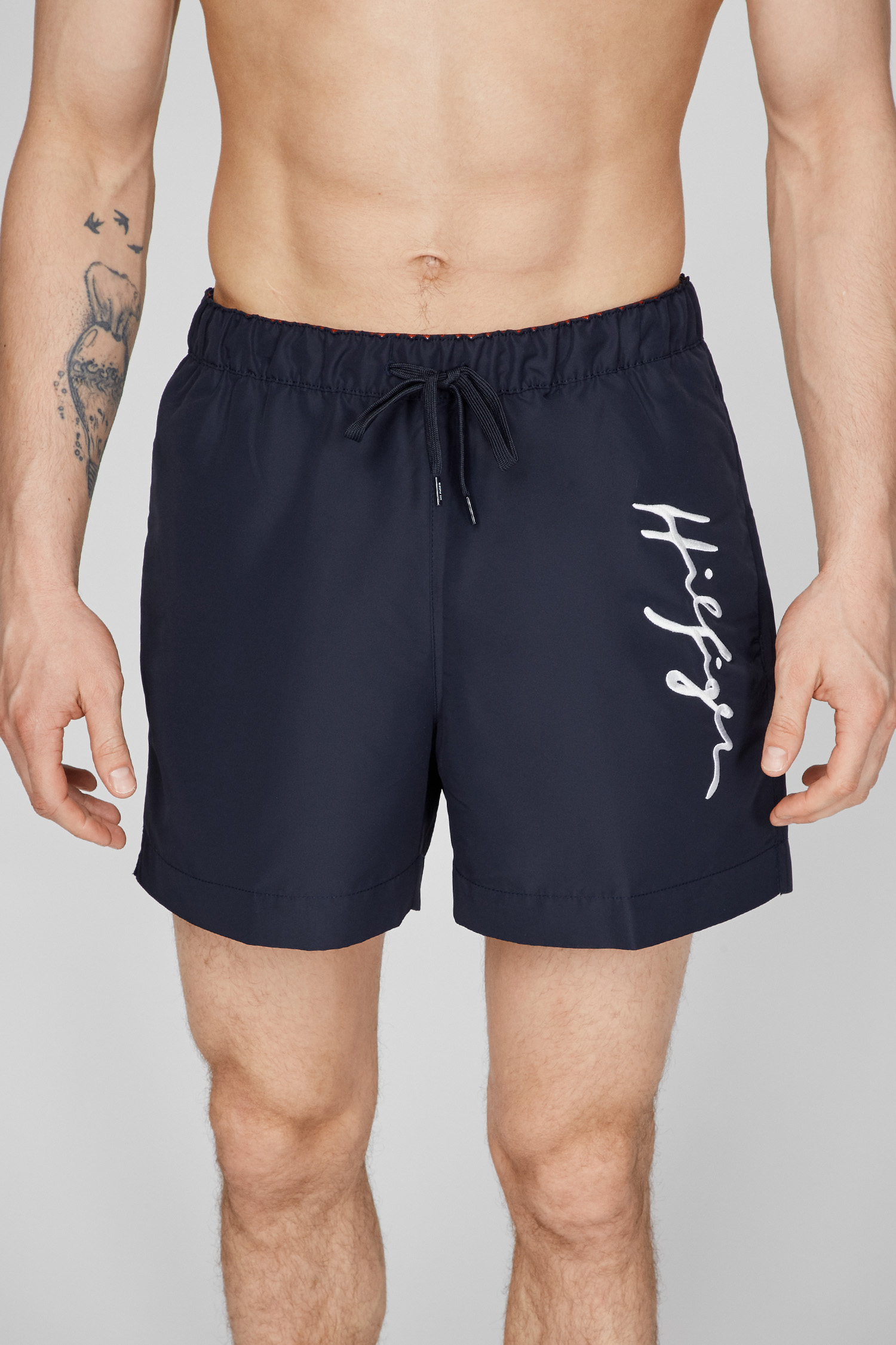 Мужские темно-синие плавательные шорты MEDIUM 4