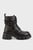 Женские черные кожаные ботинки Jonava