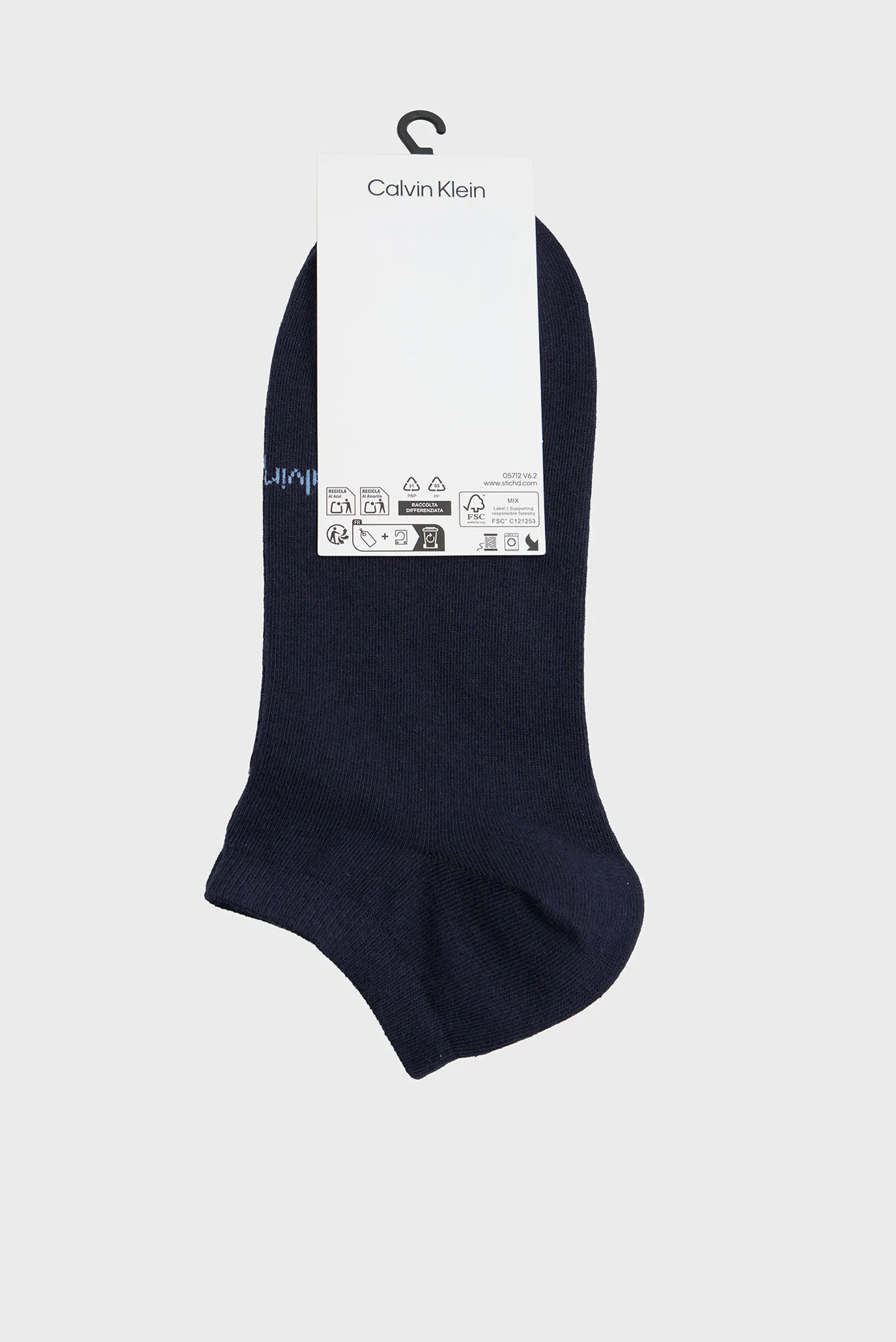 Носки CK MEN SNEAKER 2P PATTERN LINE 3