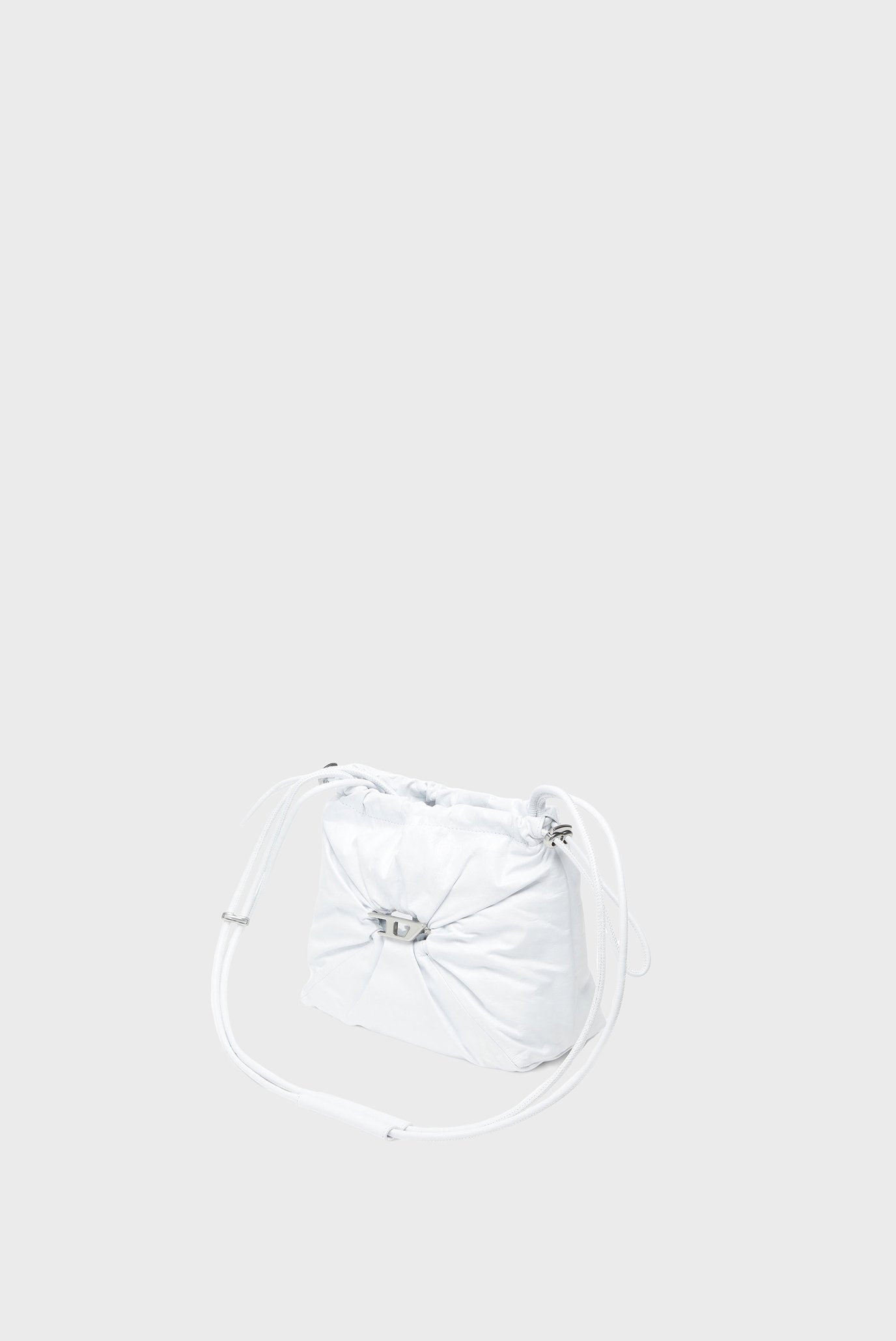 Женская белая кожаная сумка SCRUNCH-DDiesel Женская белая кожаная сумка SCRUNCH-D 3