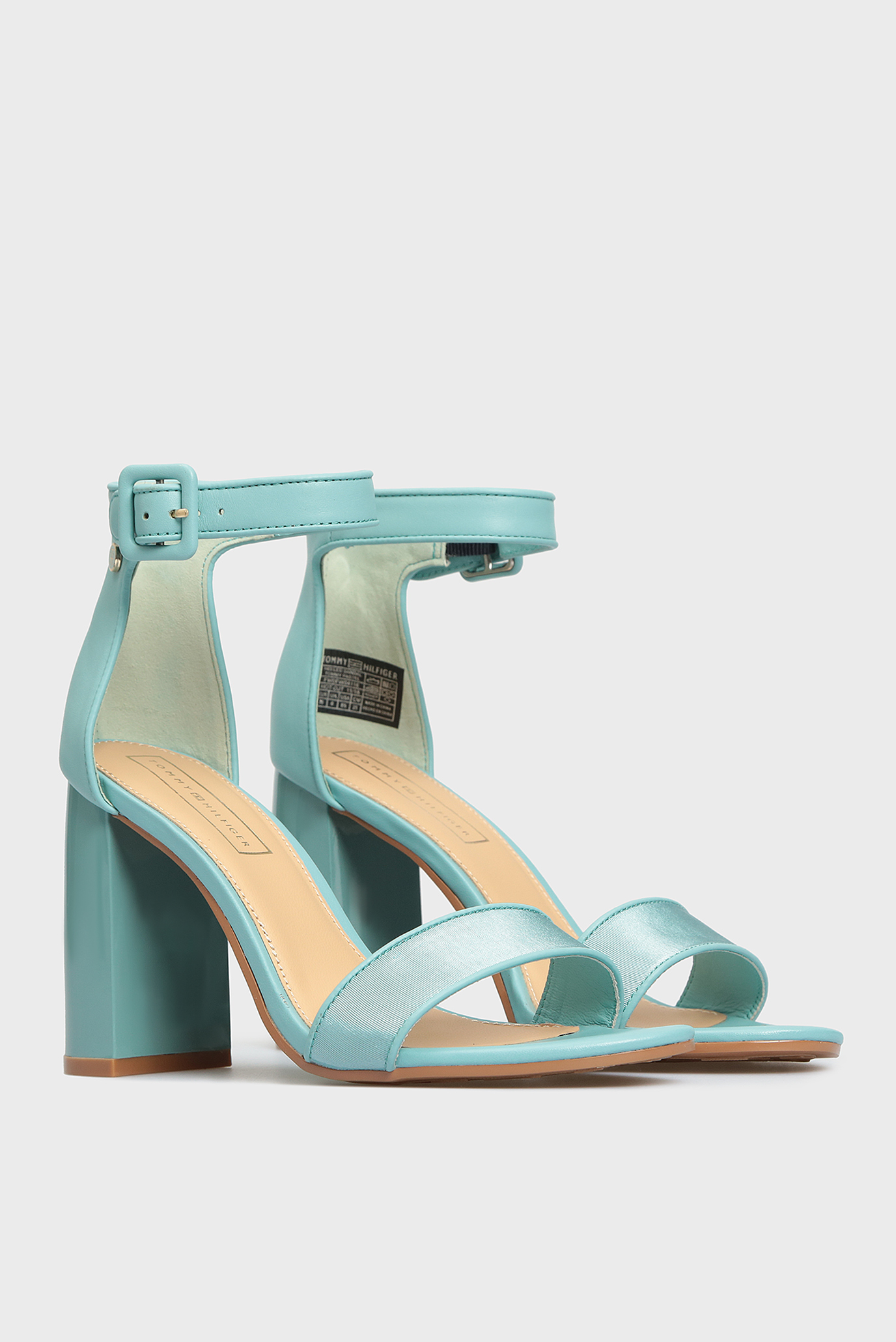 Женские бирюзовые босоножки HEELED 7