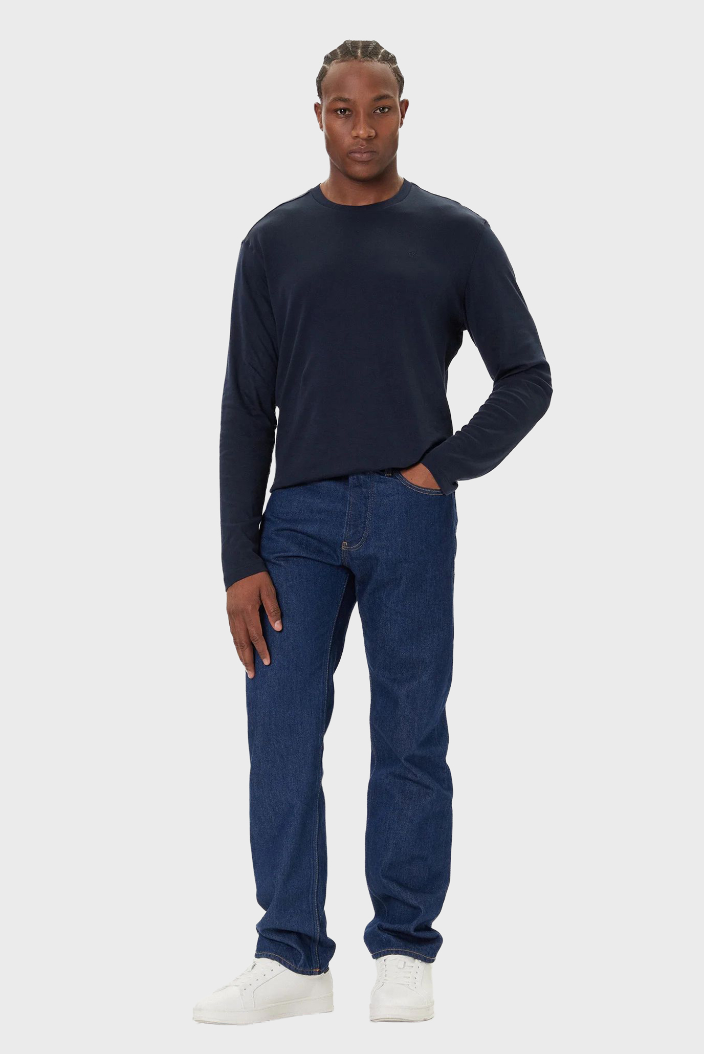 Лонгслив LS SUPIMA INTERLOCK SOLID CREWNE 2