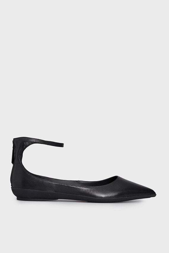 Балетки WRAPPED ANKLE STRAP BALLERINA
