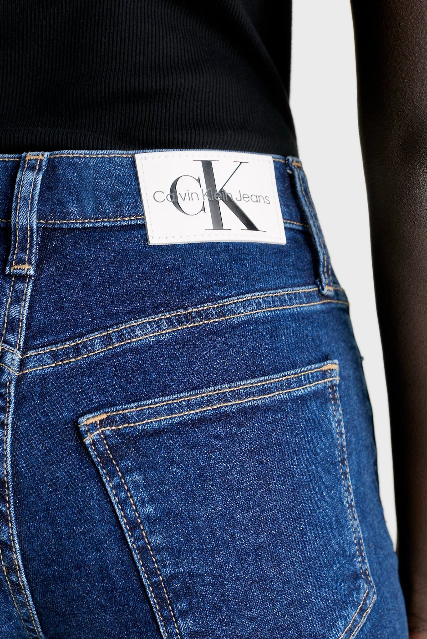 Женские синие джинсы MOM JEAN 4