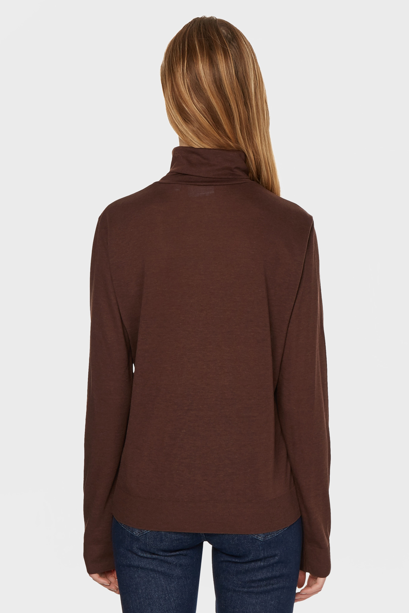 Лонгслив LYOCELL KNIT ROLL NECK TOP 8