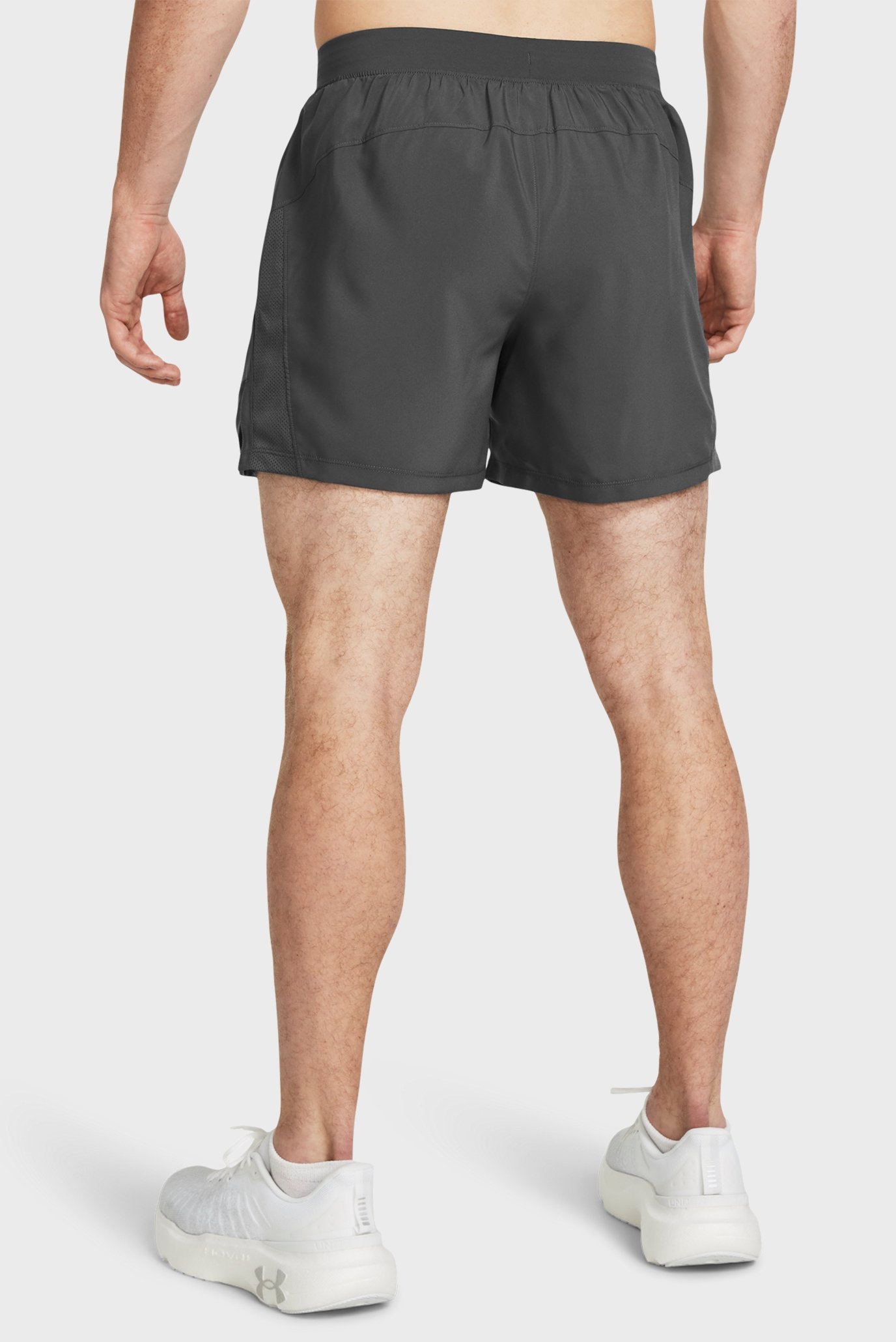 Мужские серые шорты UA LAUNCH 5'' UNLINED SHORTS 3