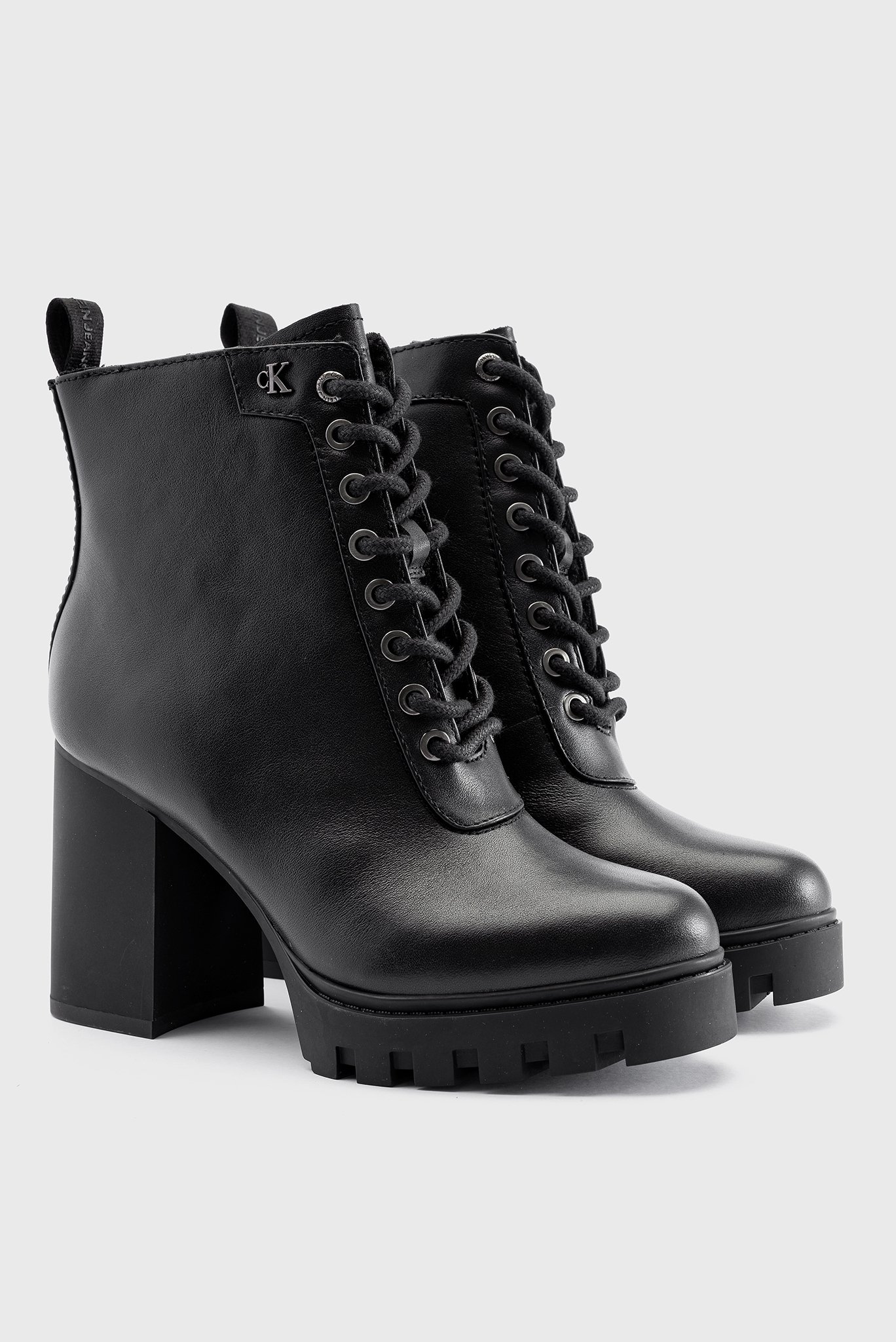 Ботильоны PLATFORM MID LACEUP BOOT 95 Calvin Klein Jeans YW0YW00416 ...